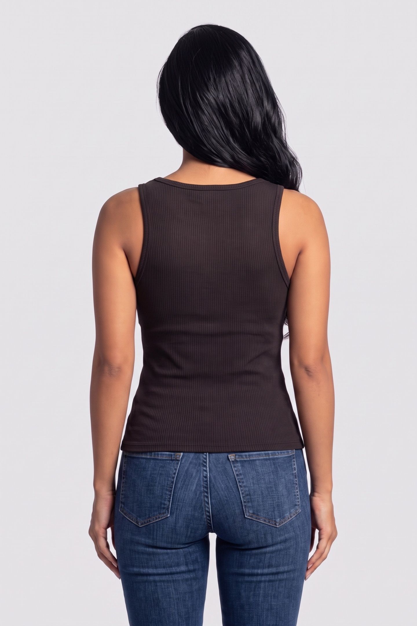 VIVIANA LOGO TANK TO JET BLACK A996 2