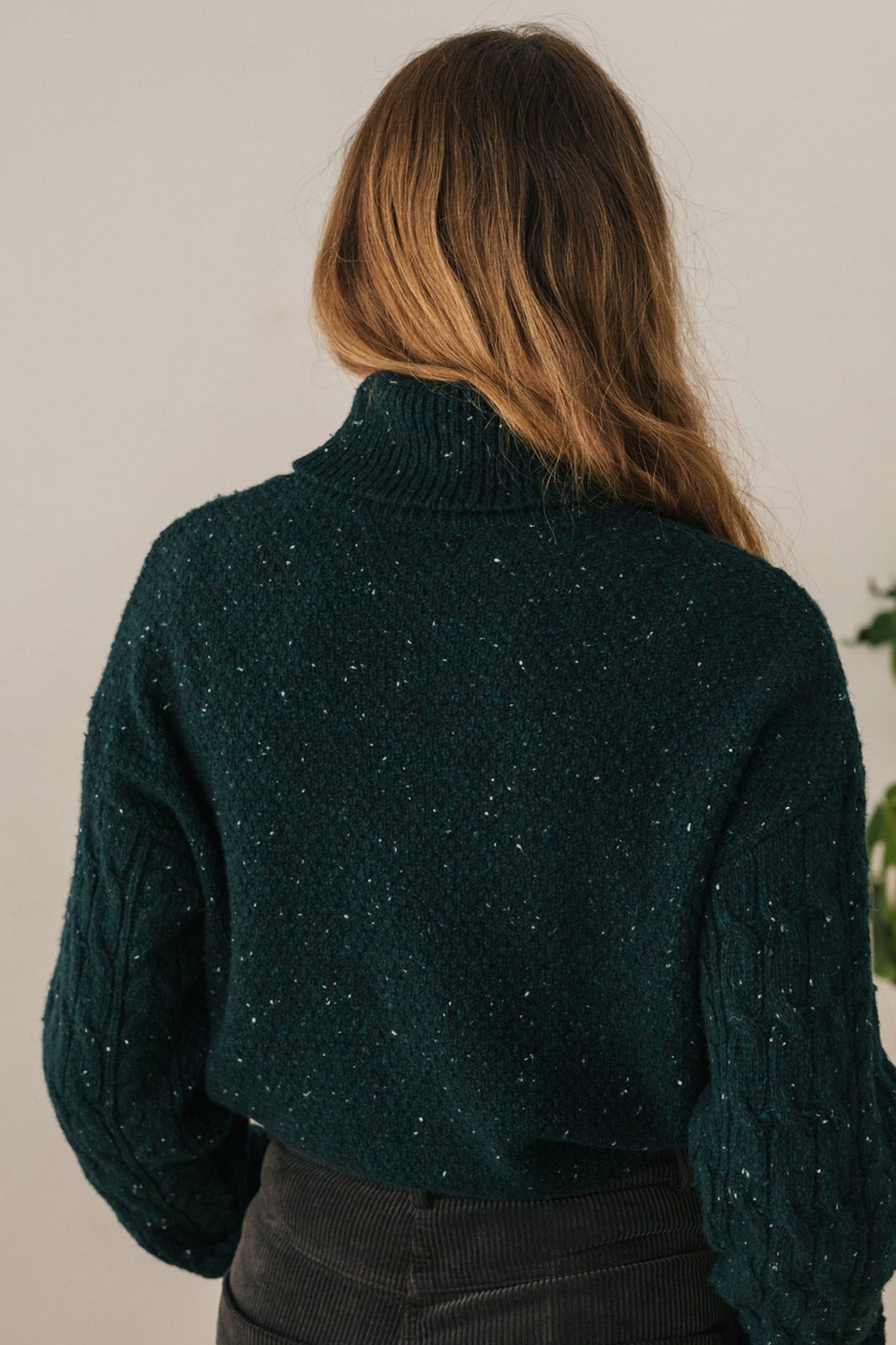 TAHANEA KNIT DARK GREEN NEPS 3