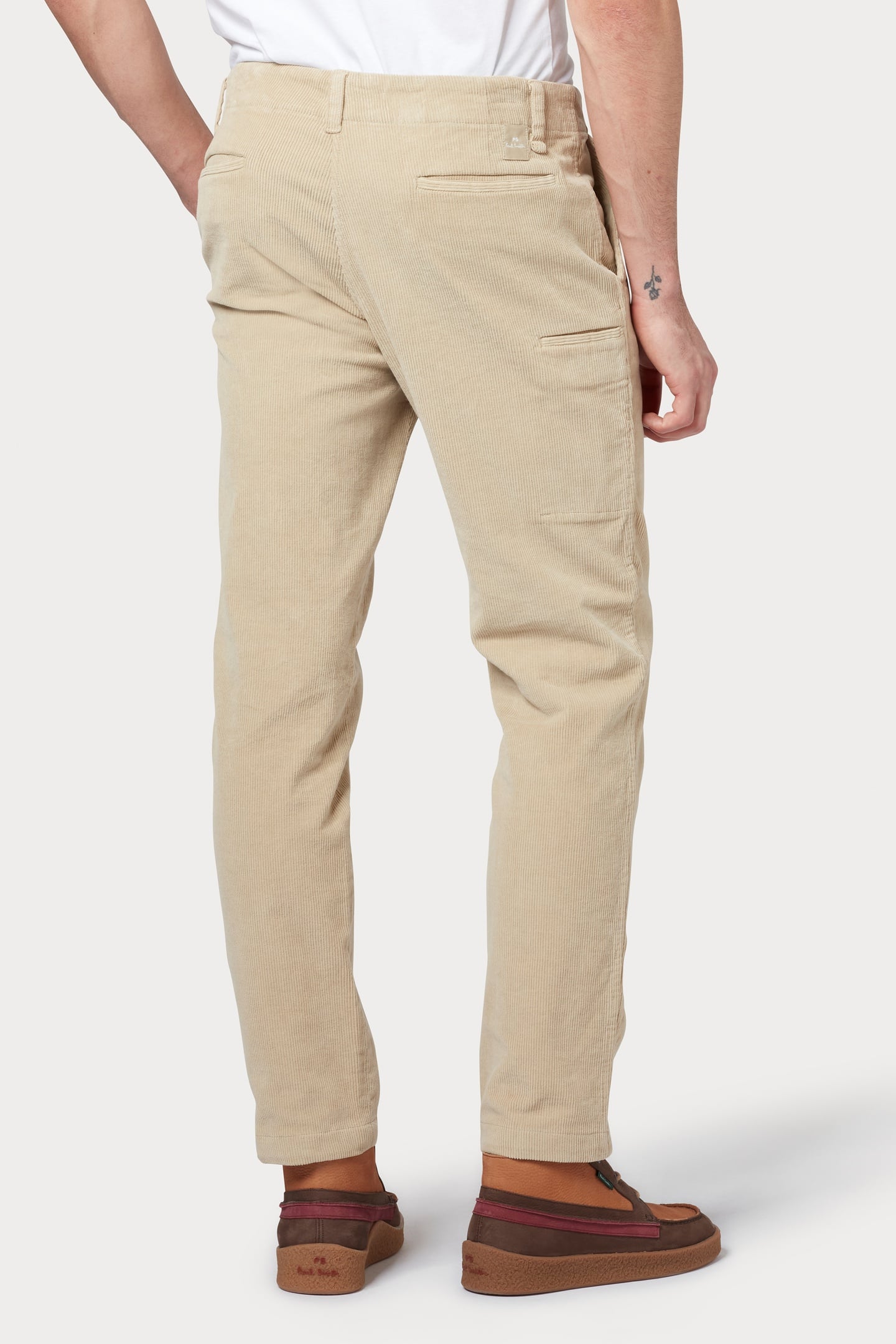 MENS TAPERED FIT TROUSER MEDIUM BEIGE 2