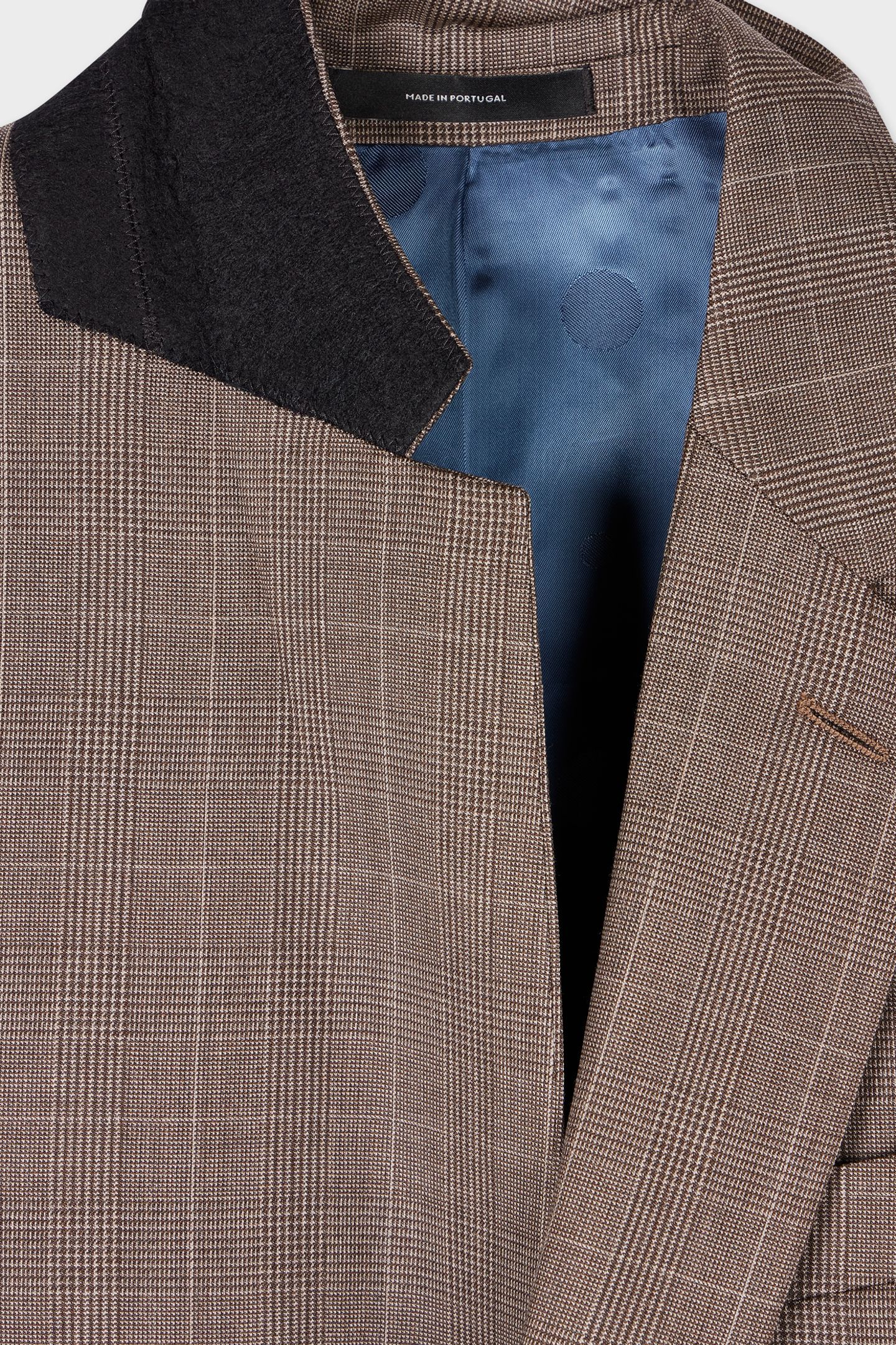 MENS TAILORED FIT 2 BUTTON SUIT BROWN 6