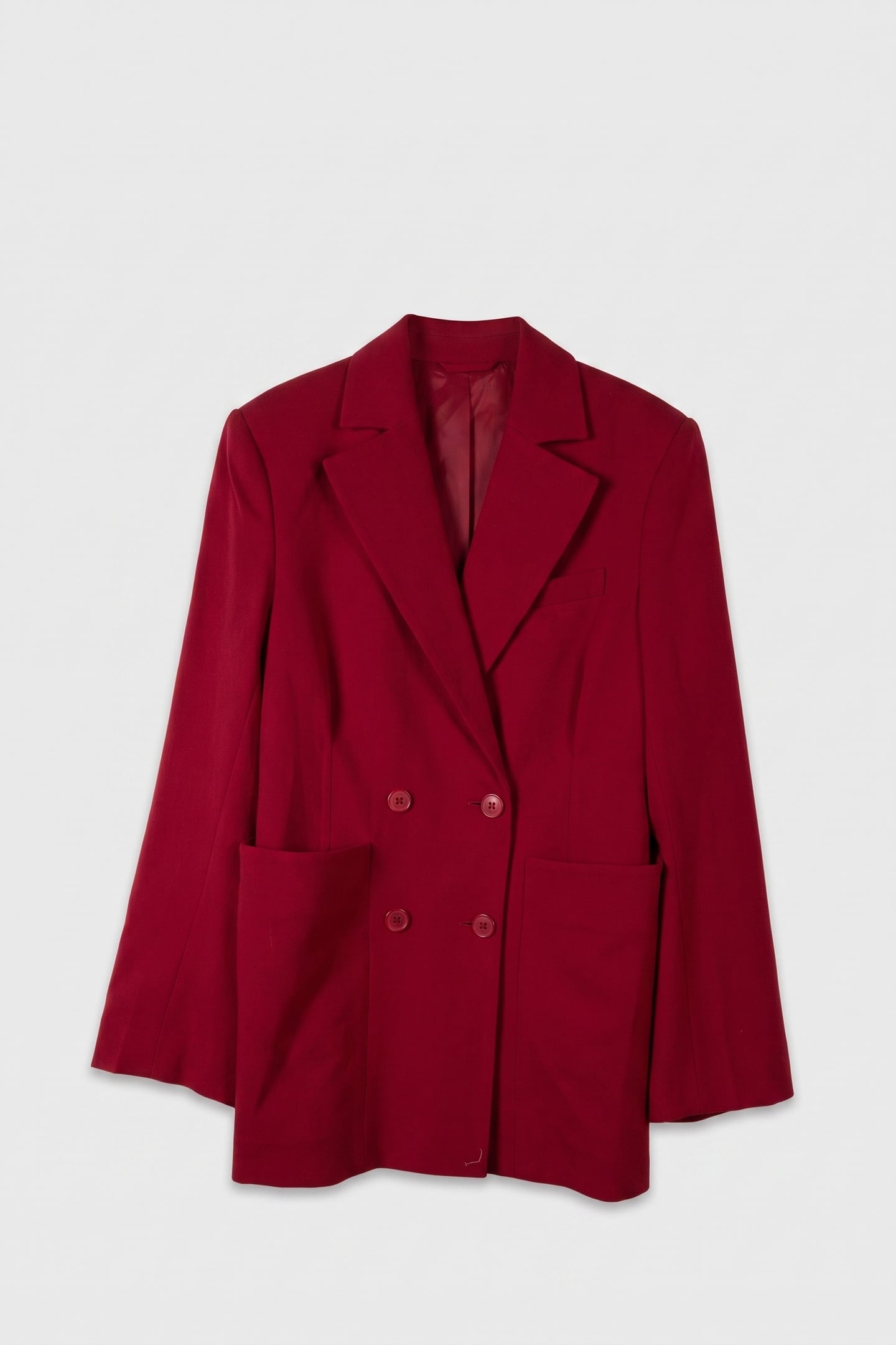 X LIBBY WOOL BLAZER RED 3