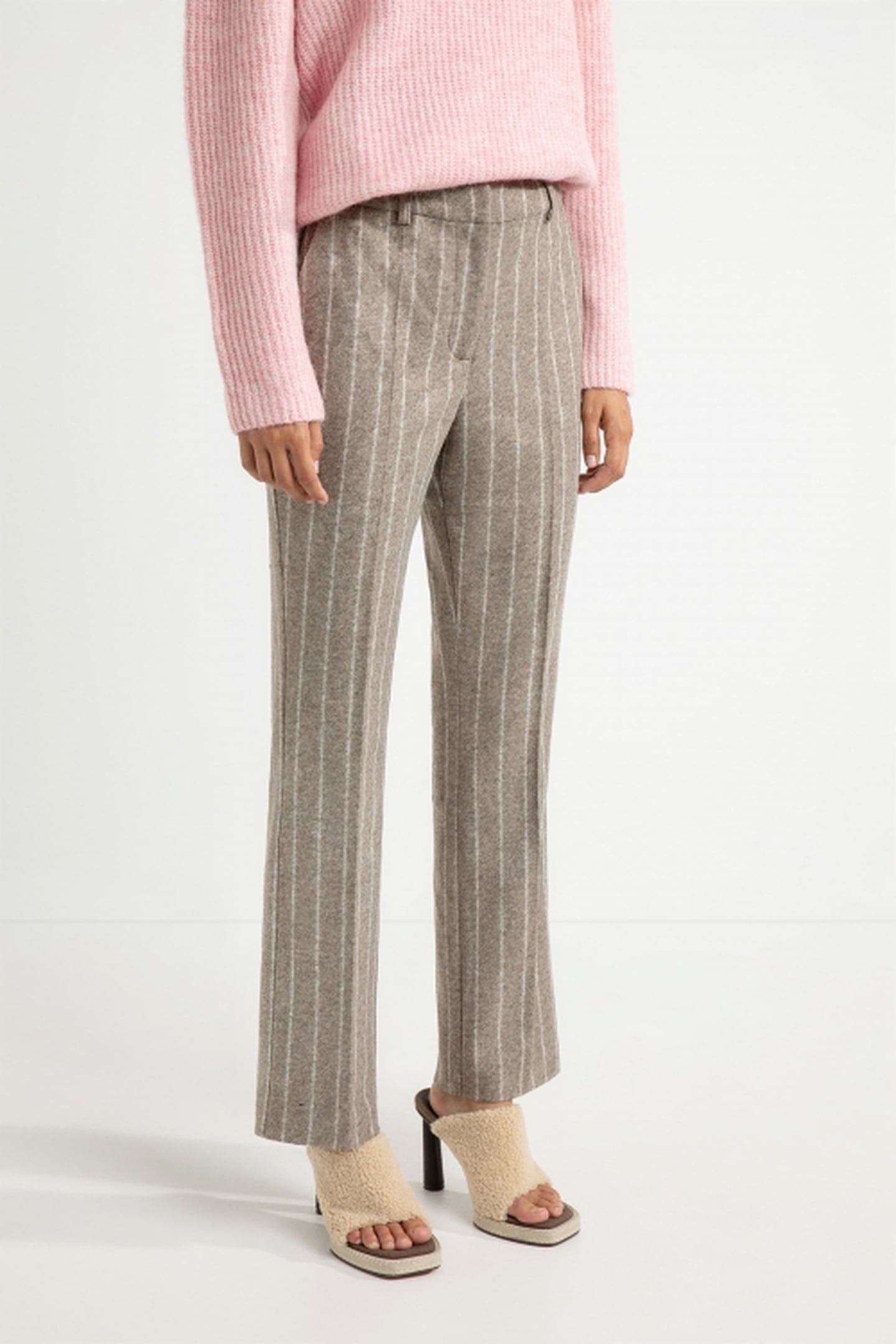 ABRAHAM PANTS MOCCA STRIPE 1