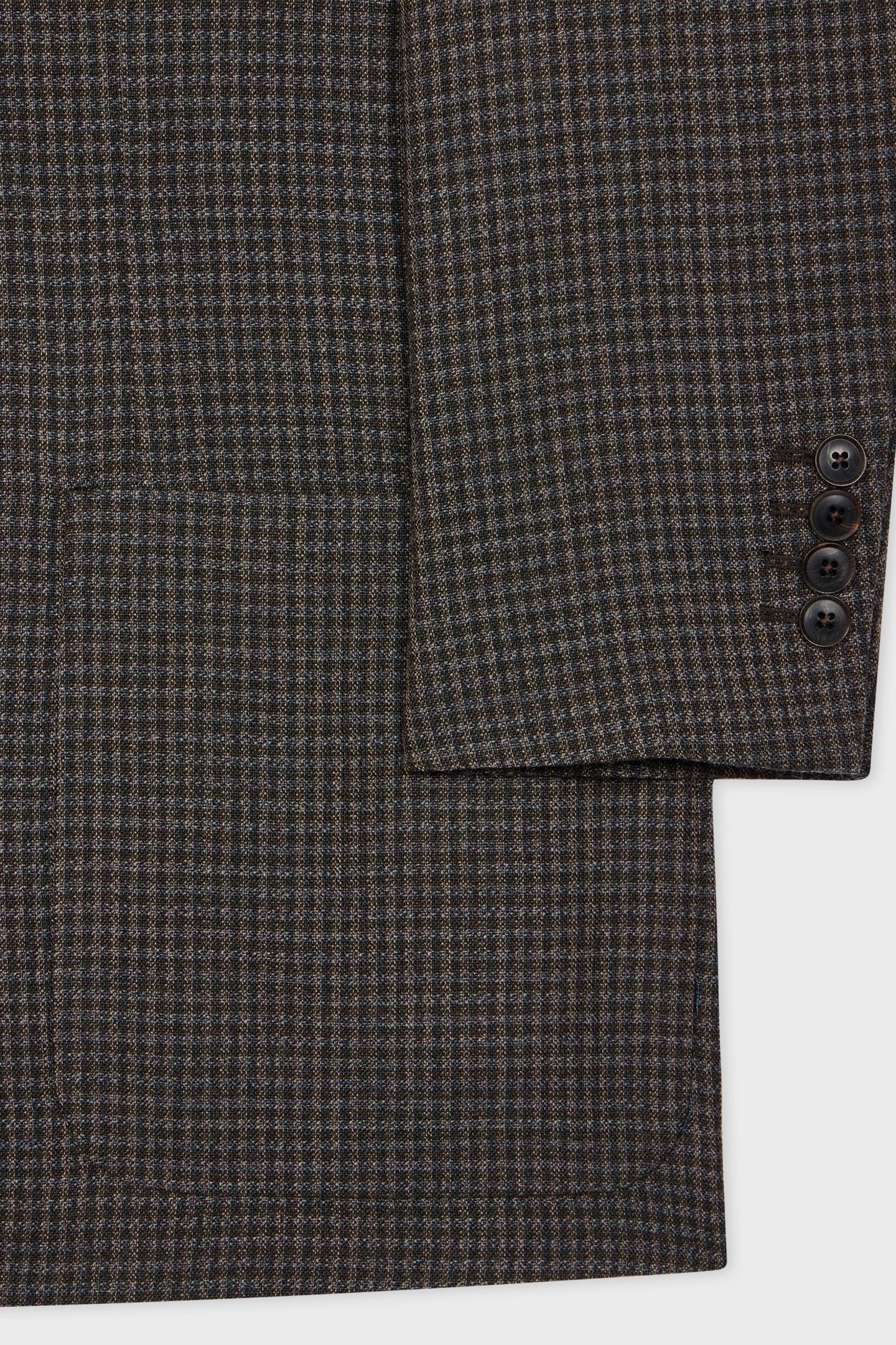 MENS 2 BUTTON JACKET PETROL GREEN 4