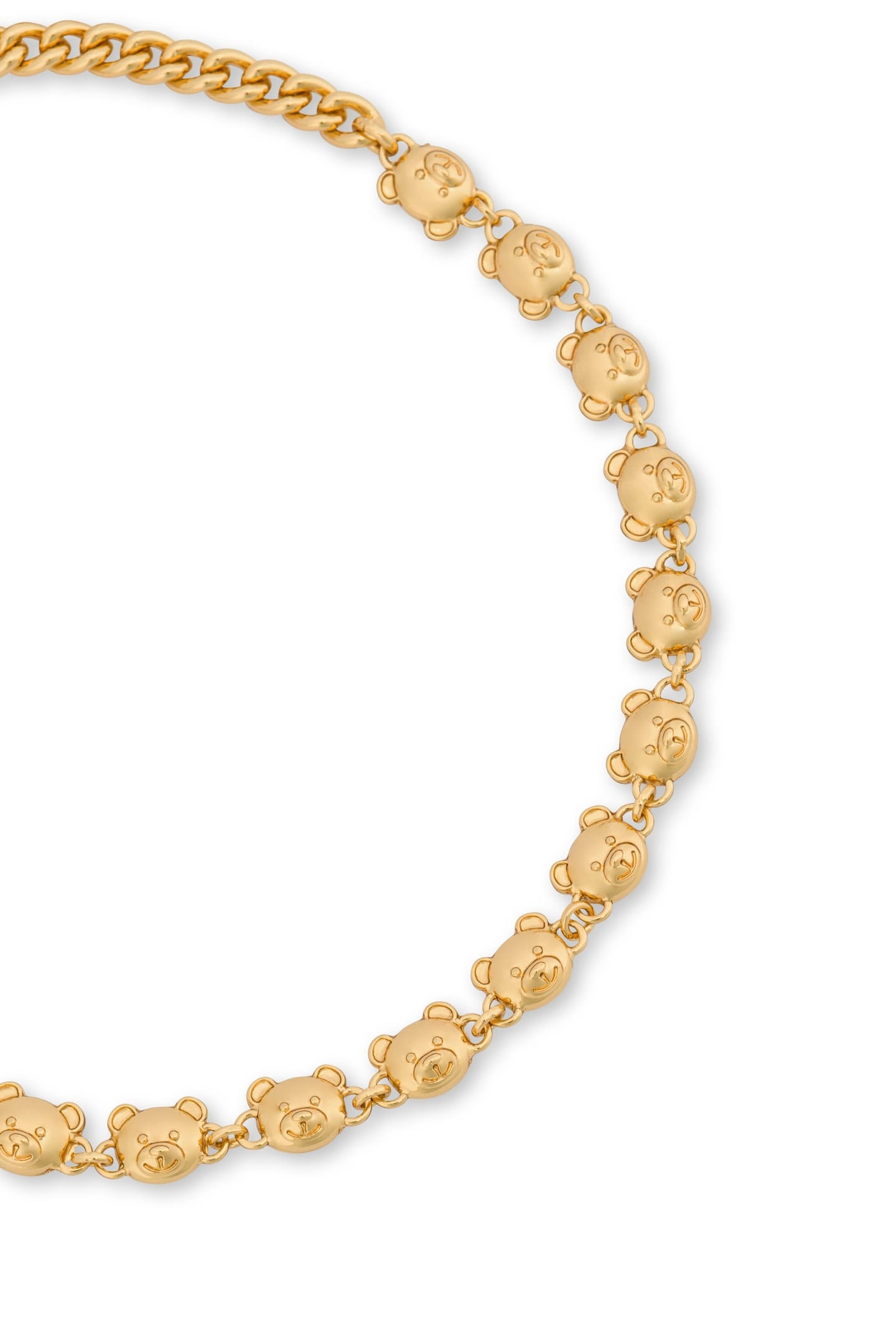 MOSCHINO TEDDY BEAR NECKLACE GOLD 2
