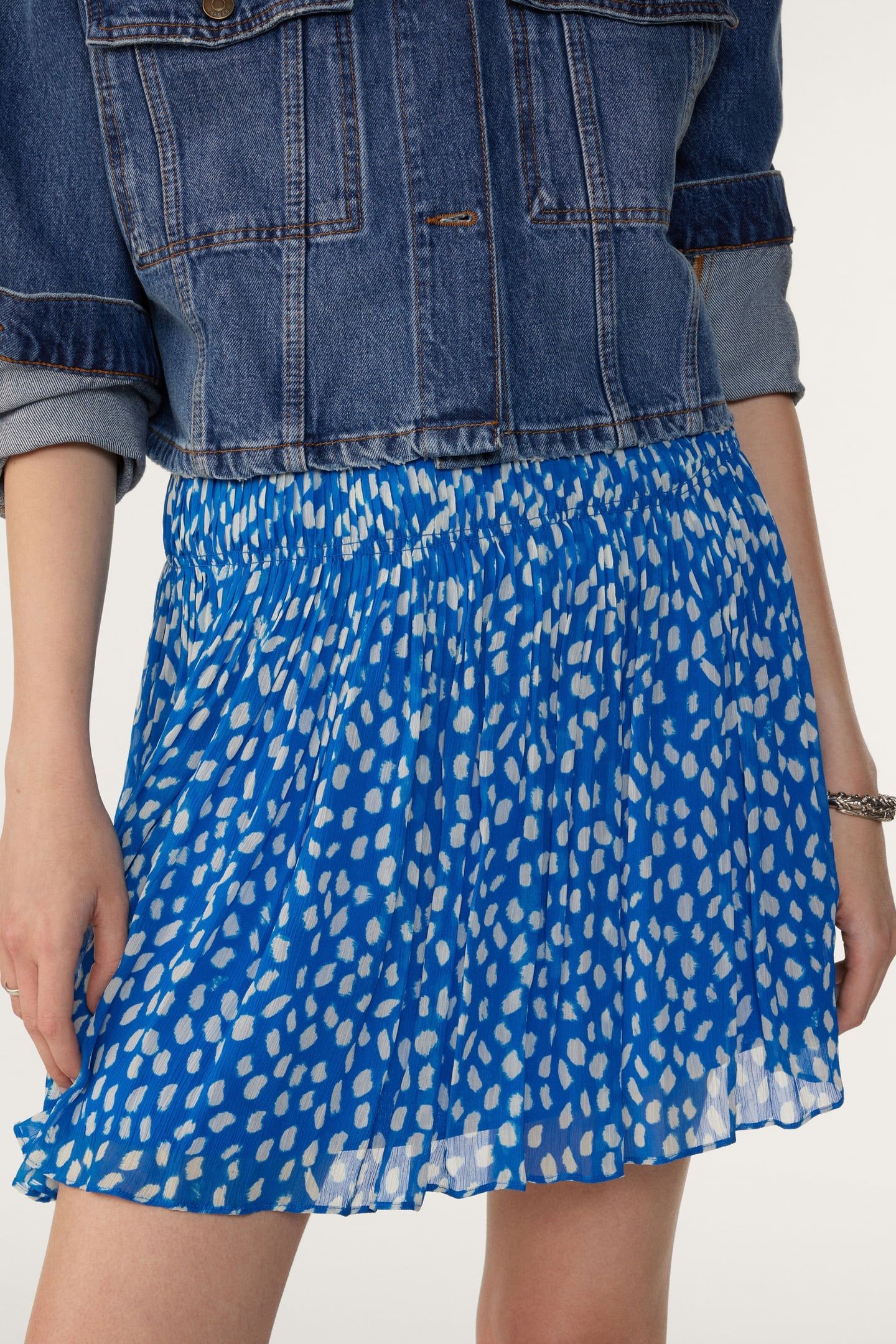 MINI SKIRT BLUE 1