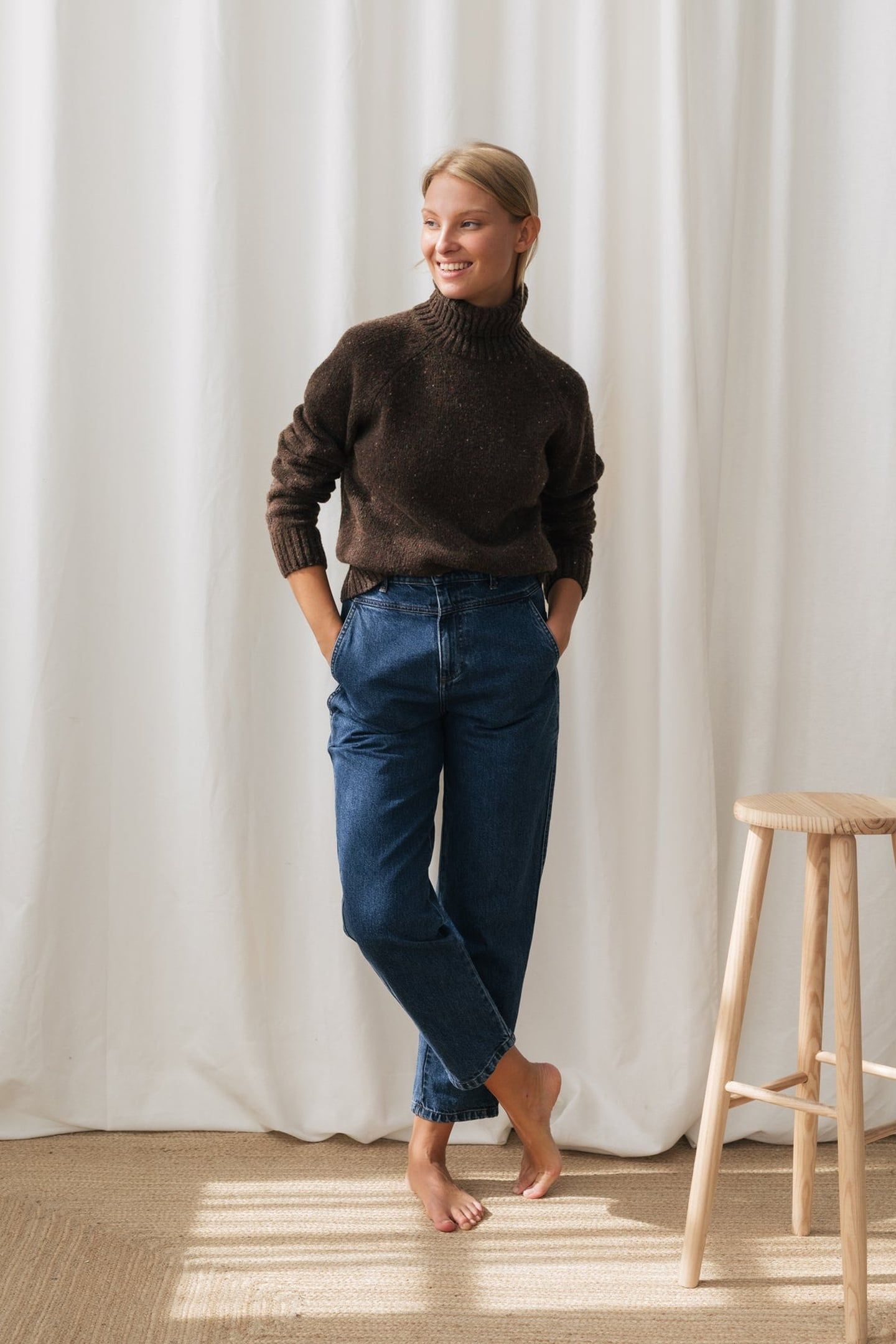 BALLYHALBERT KNIT BROWN 1