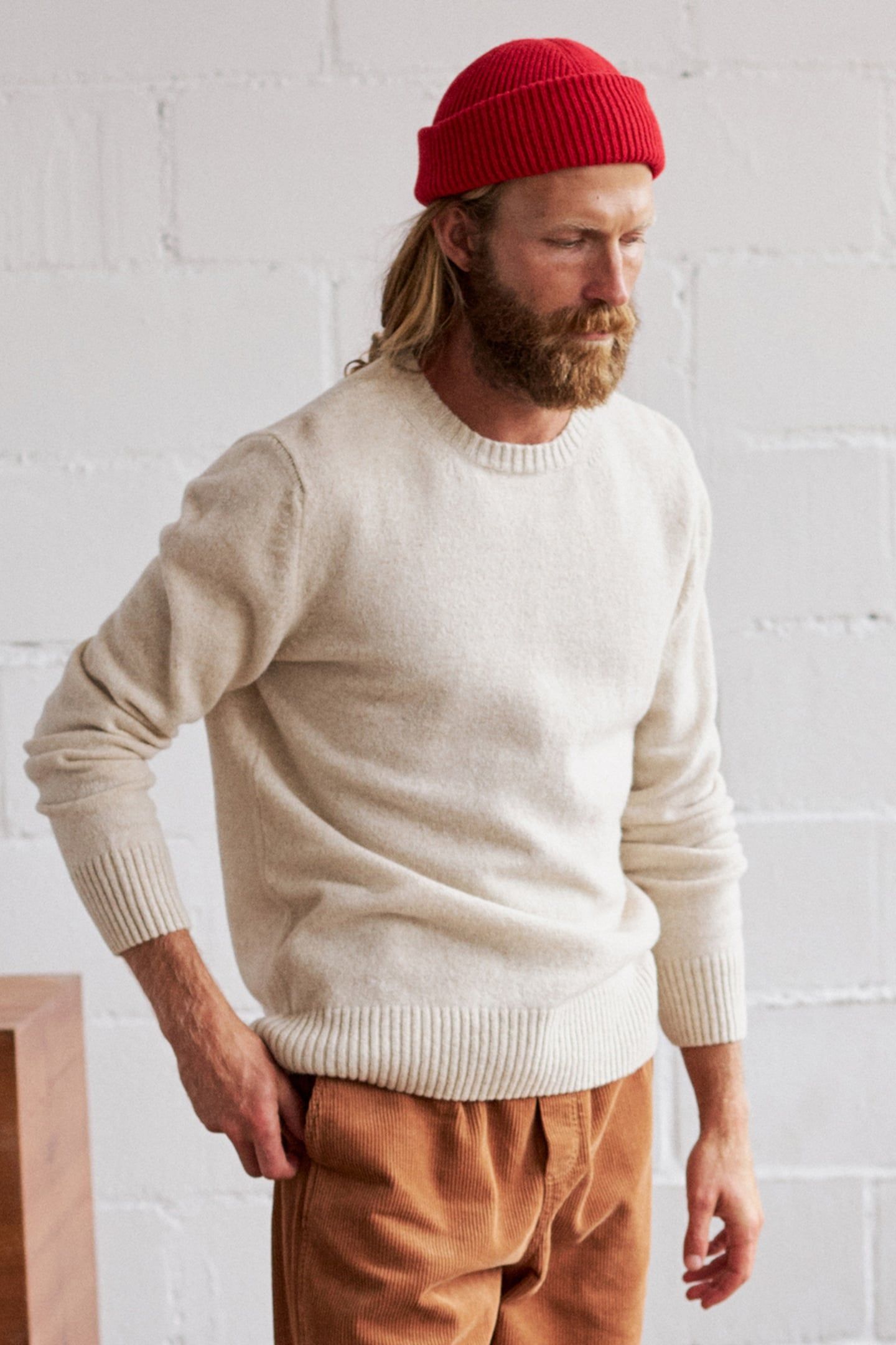 CAGRARAY KNIT BICOLOUR ECRU 4
