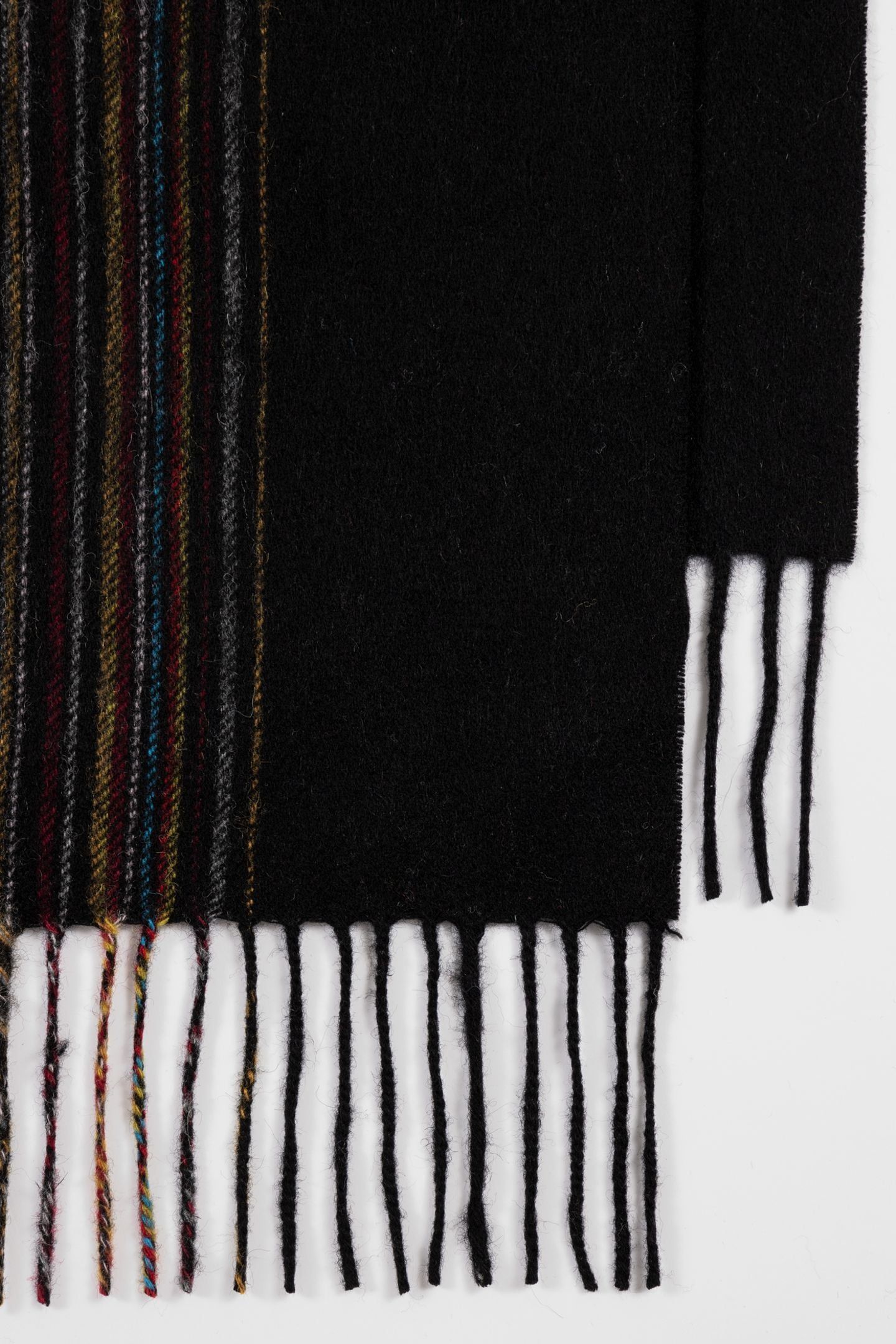 MEN SCARF OFFSET SIGNATR BLACK 8