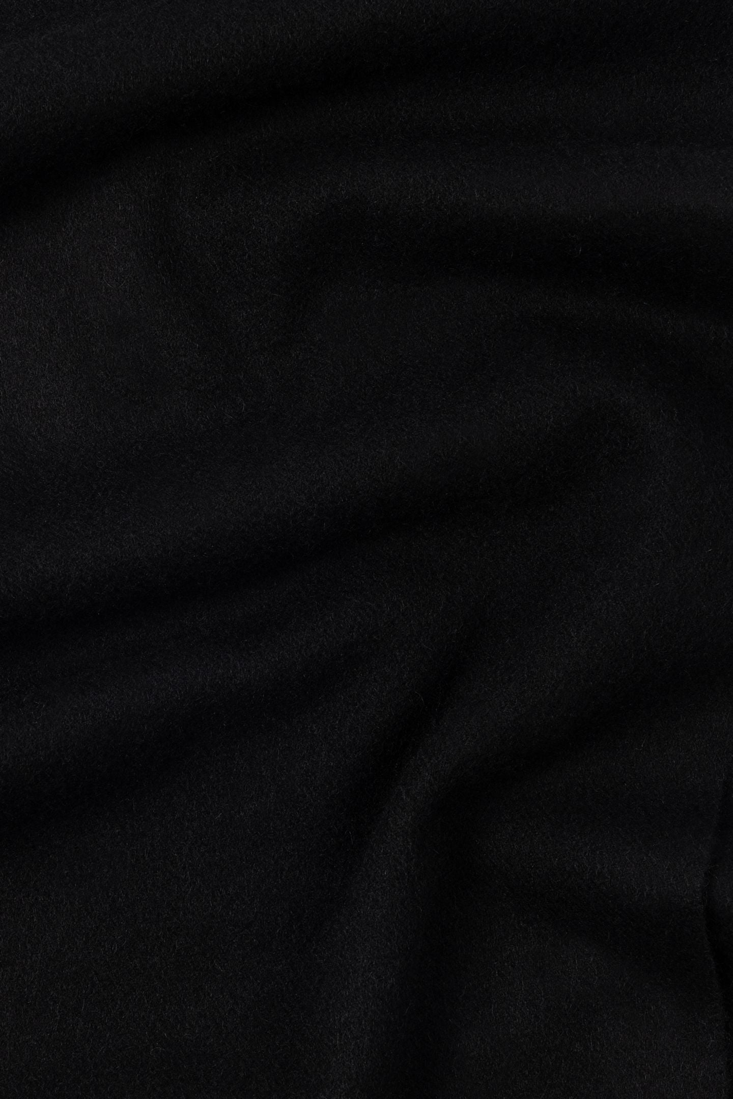 MEN SCARF PLAIN WOOL BLACK MELANGE 3