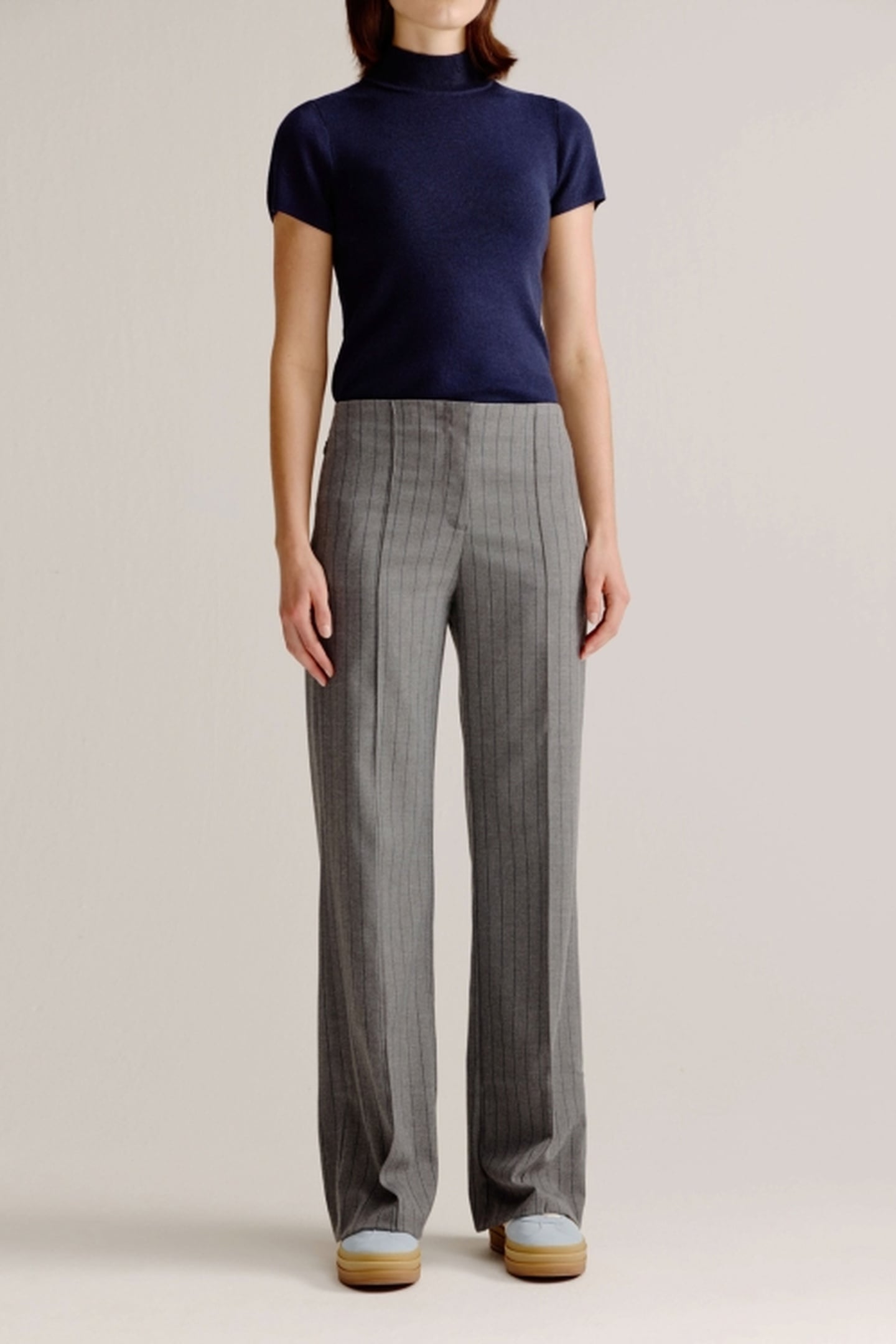 AXEL PANTS LIGHT GREY STRIPE 1