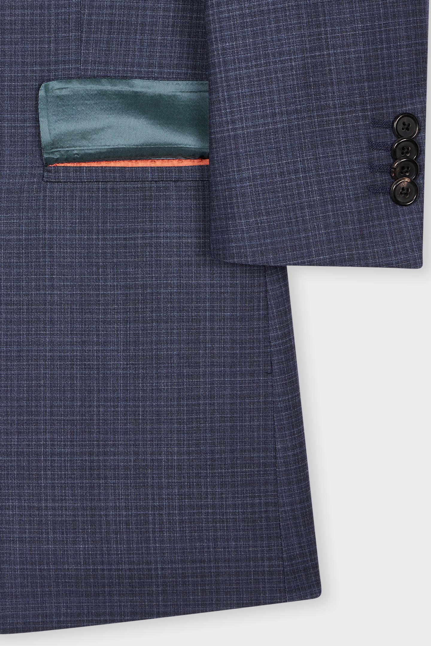 MENS SLIM FIT 2 BUTTON SUIT GREYISH BLUE 5