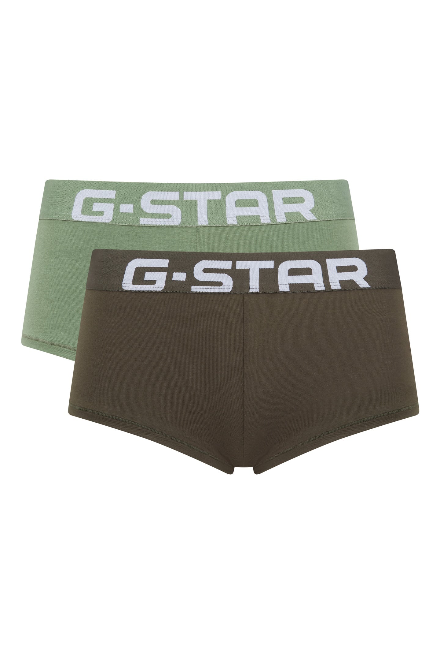 UNDERWEAR FADEN 2 PACK BOY SHORTS BLACK 1