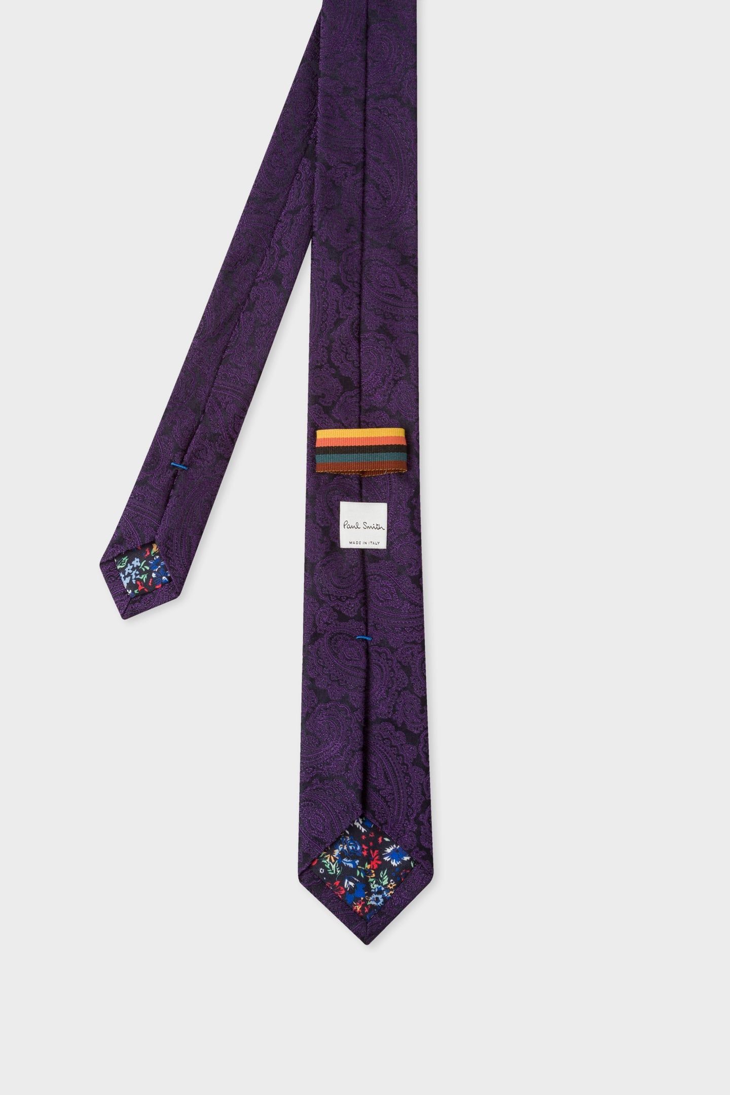 MEN TIE NARROW 6CM PURPLE 3