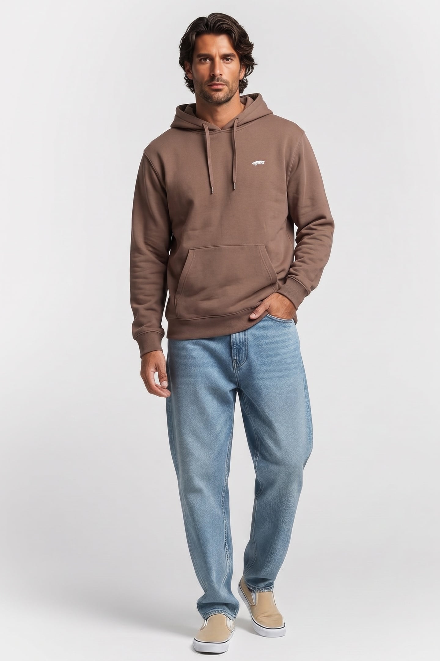 SALTON LOOSE PULLOVER BROWN 1