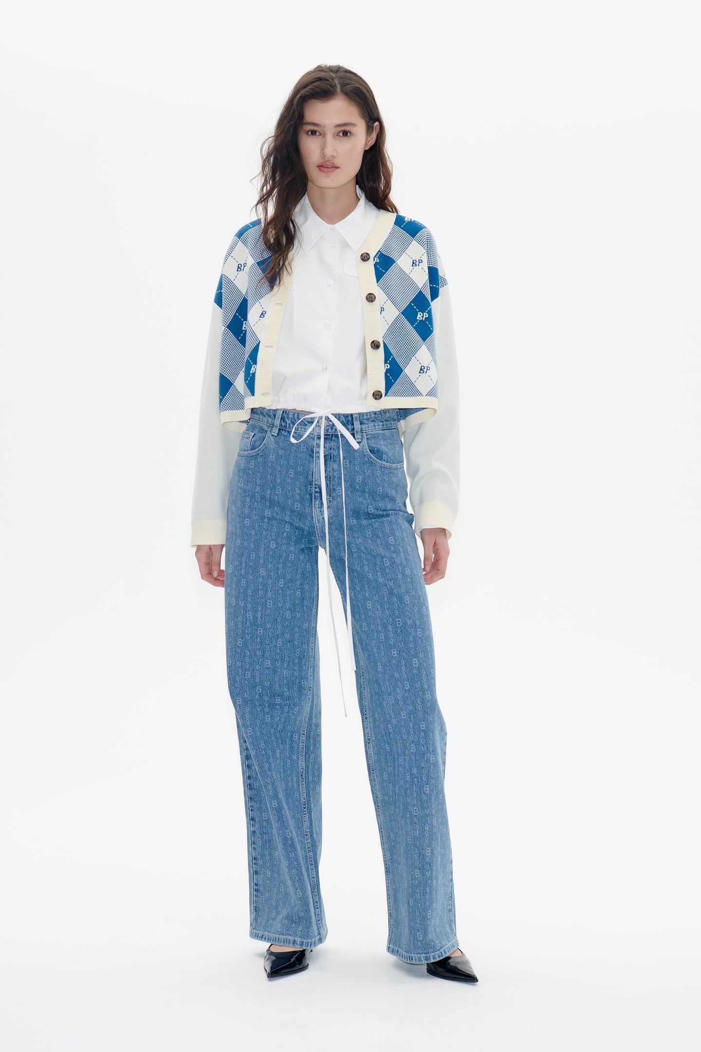CORNELIE CARDIGAN FEDERAL BLUE CHECK 2