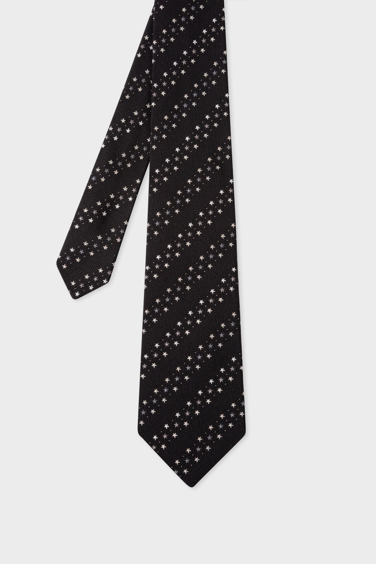 MEN TIE MULTI STARS BLACK 5