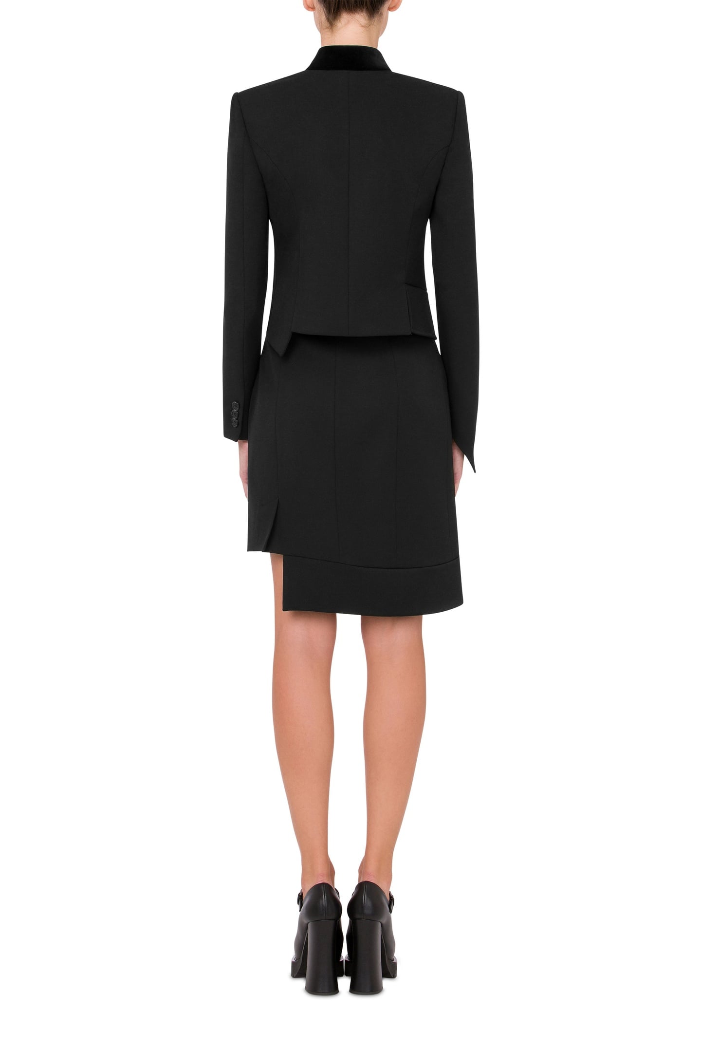 WOOL TWILL JACKET BLACK 2