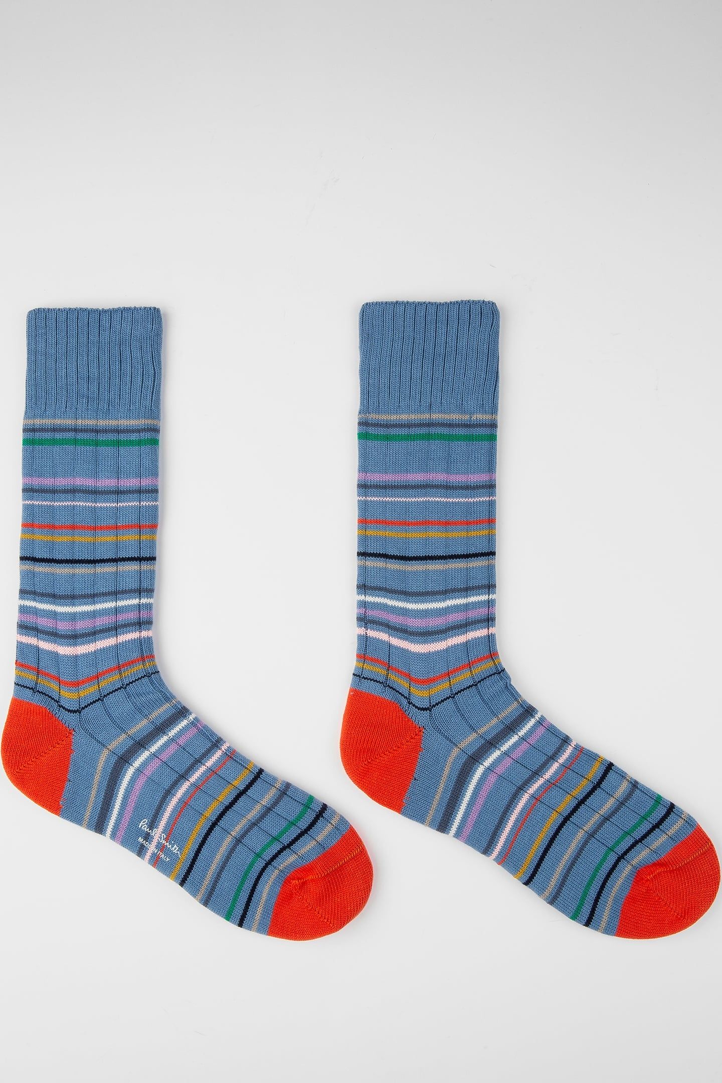 MEN SOCK BOBBY CHUNKY TURQUOISE 2