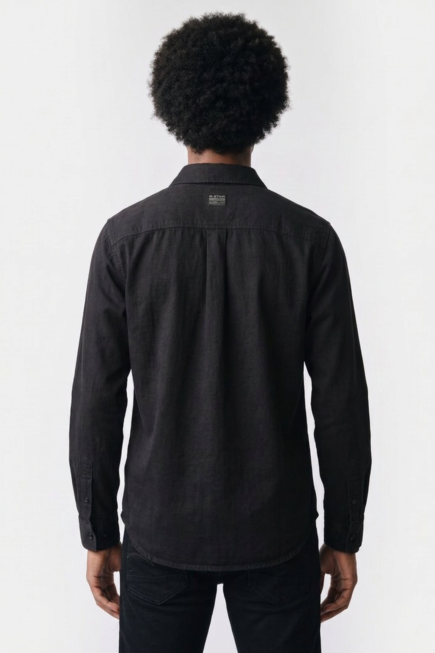 MARINE SLIM SHIRT BLACK 2
