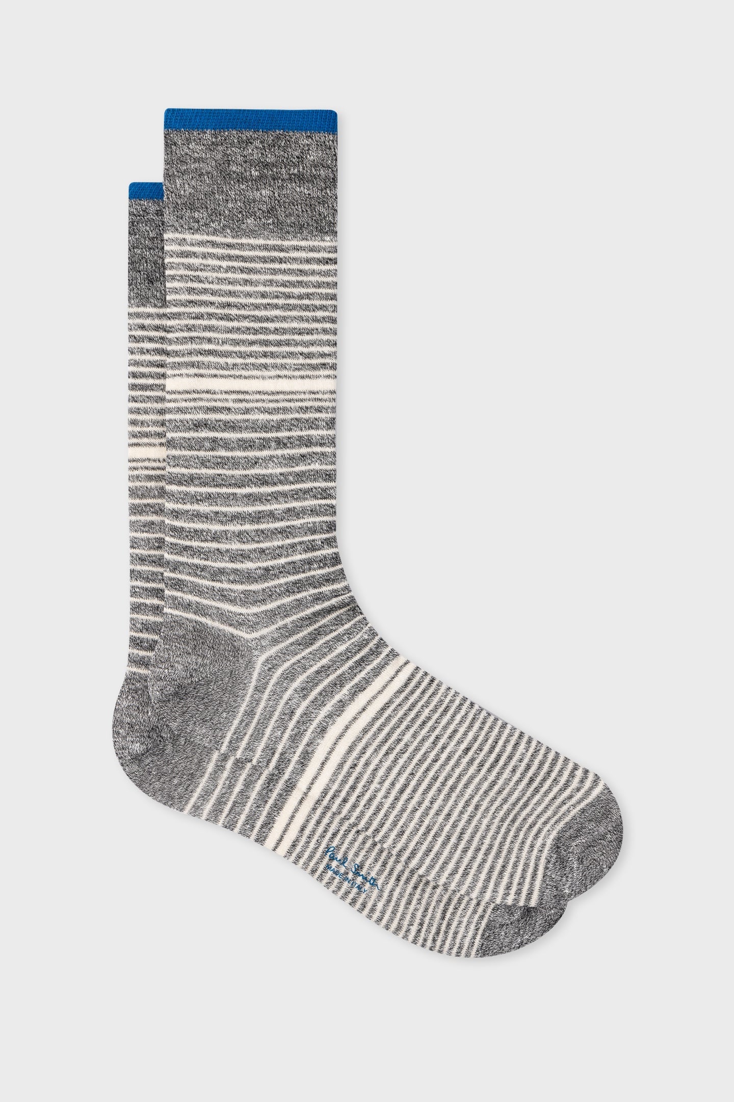 MEN SOCK ELLIOT LINEN BLACK 1