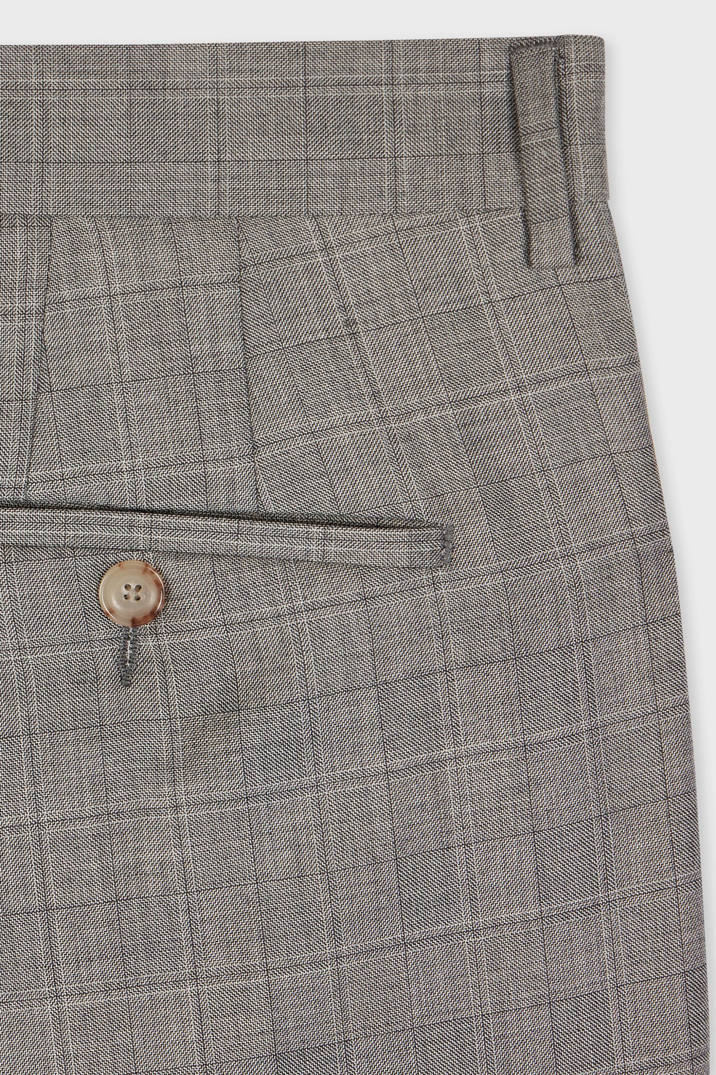 MENS TAILORED FIT 2 BUTTON SUIT GREY 5