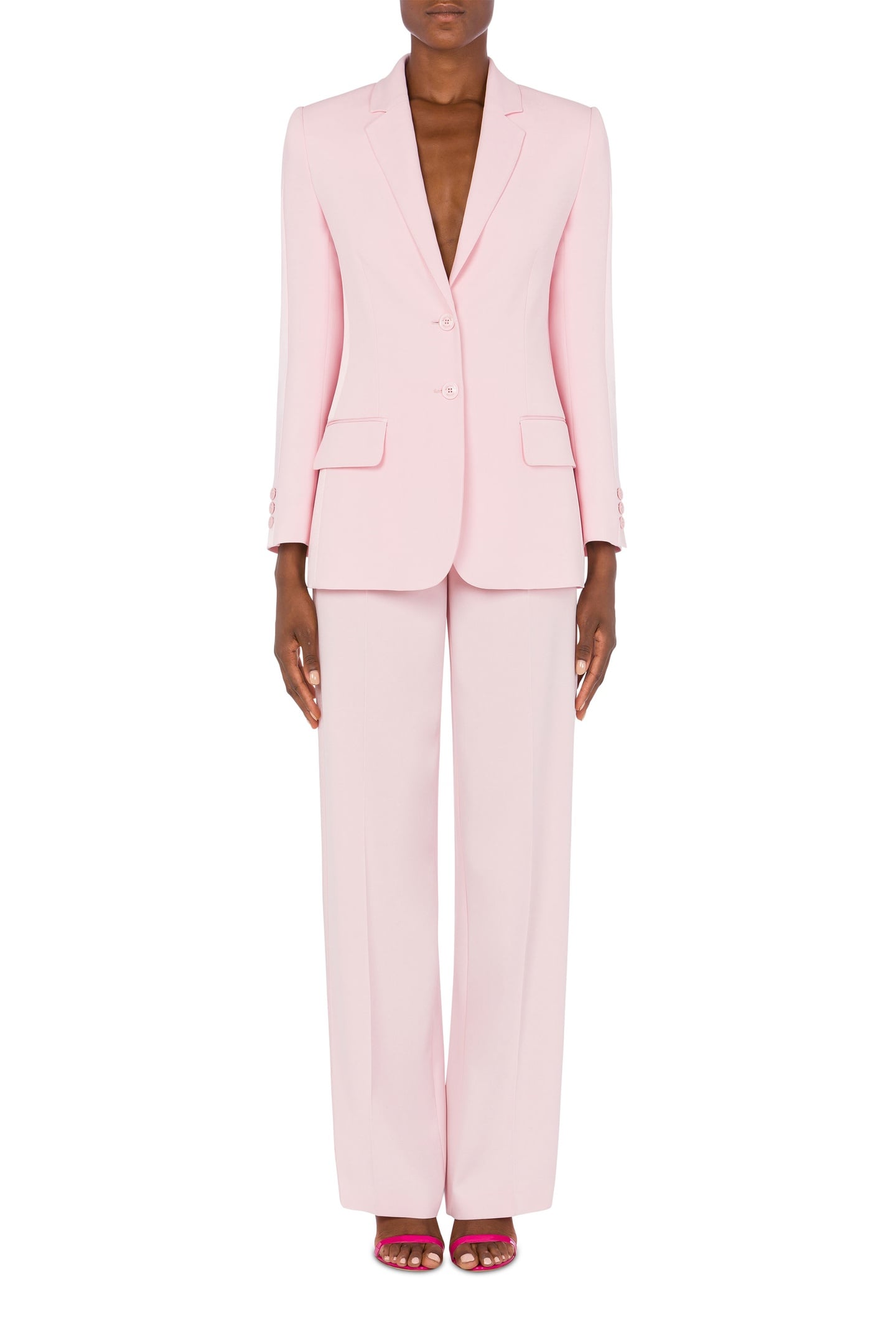 STRETCH ENVER SATIN JACKET PINK 1