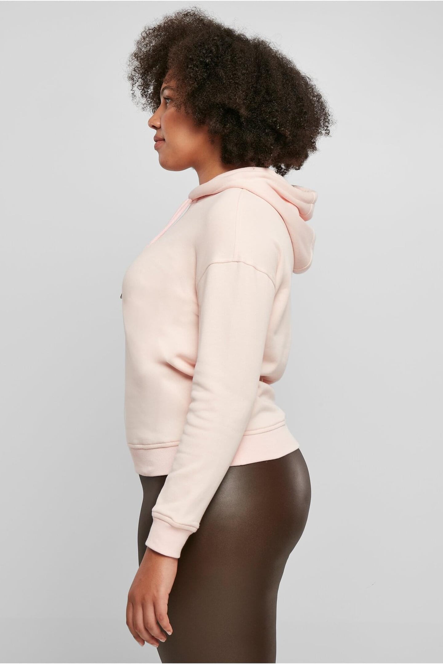 LADIES ESSENTIALS HOODY PINK 6