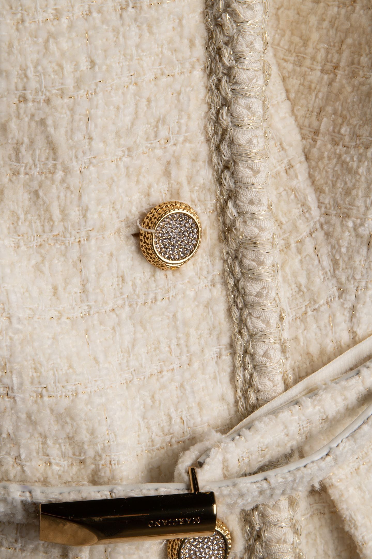 SUE BELTED BLAZER MACADAMIA MULTI 4