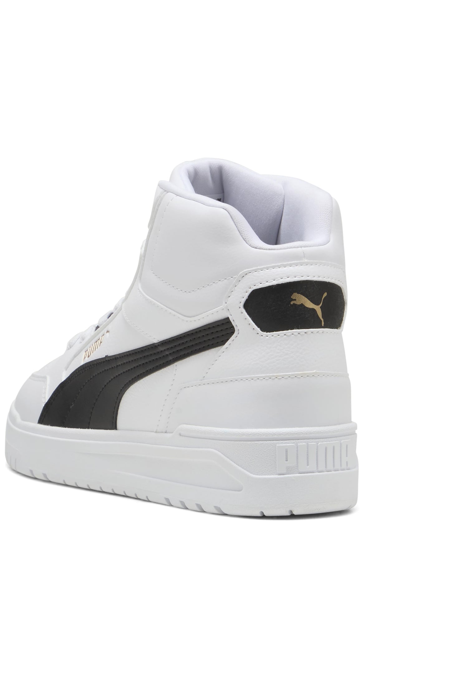 UNISEX SHUFFLE DOWNTOWN MID WHITE-BLACK-GOLD 2