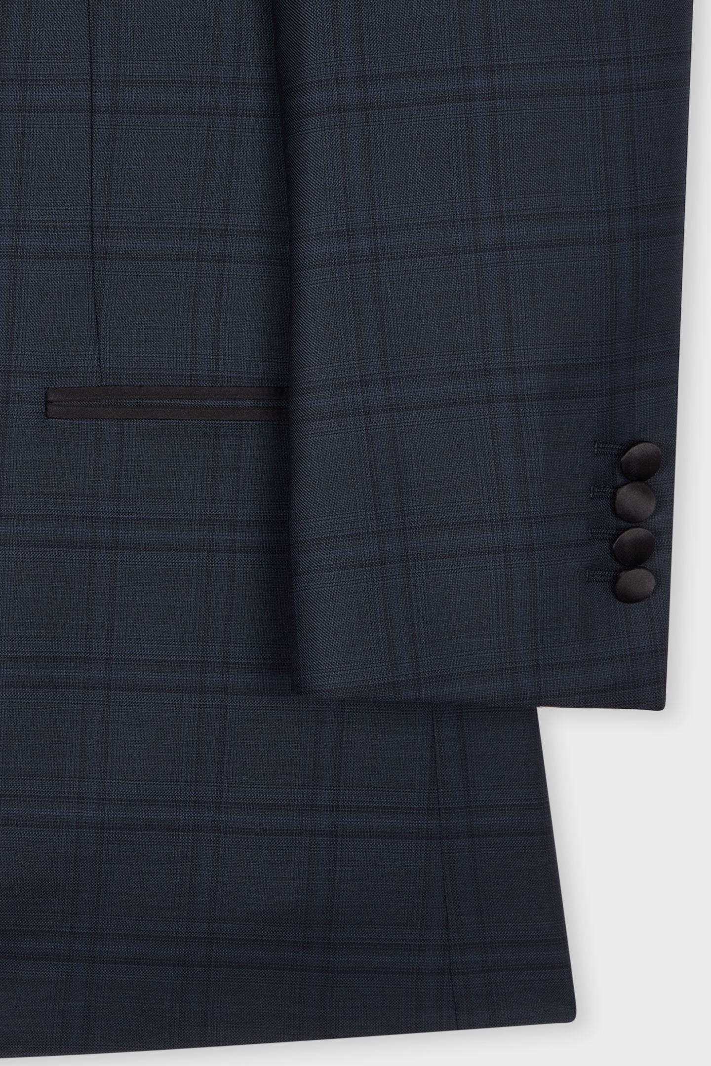 MENS TAILORED FIT 1 BTN JACKET VERY DARK NAVY 8