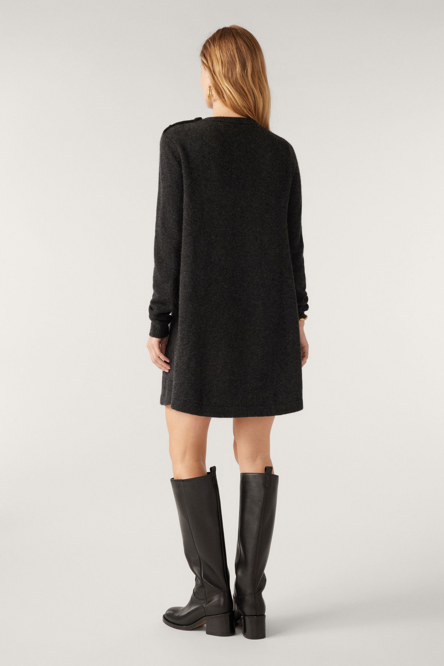 MINI DRESS ANTHRACITE 2