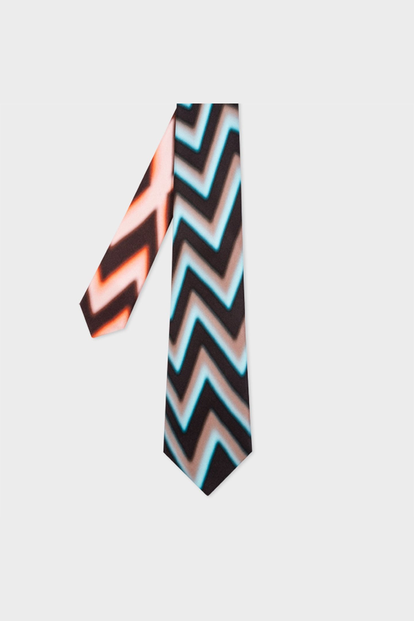 MEN TIE ZIGZAG LIGHT BLUE 5