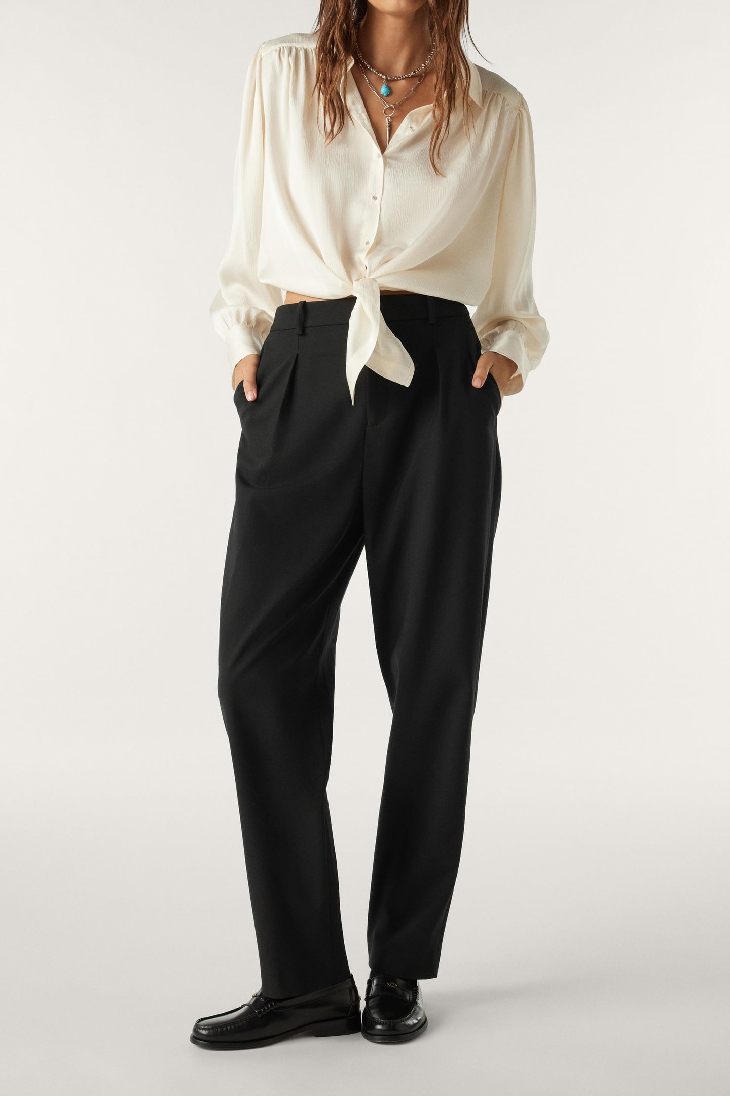 LONG SLEEVES SHIRT ECRU 1