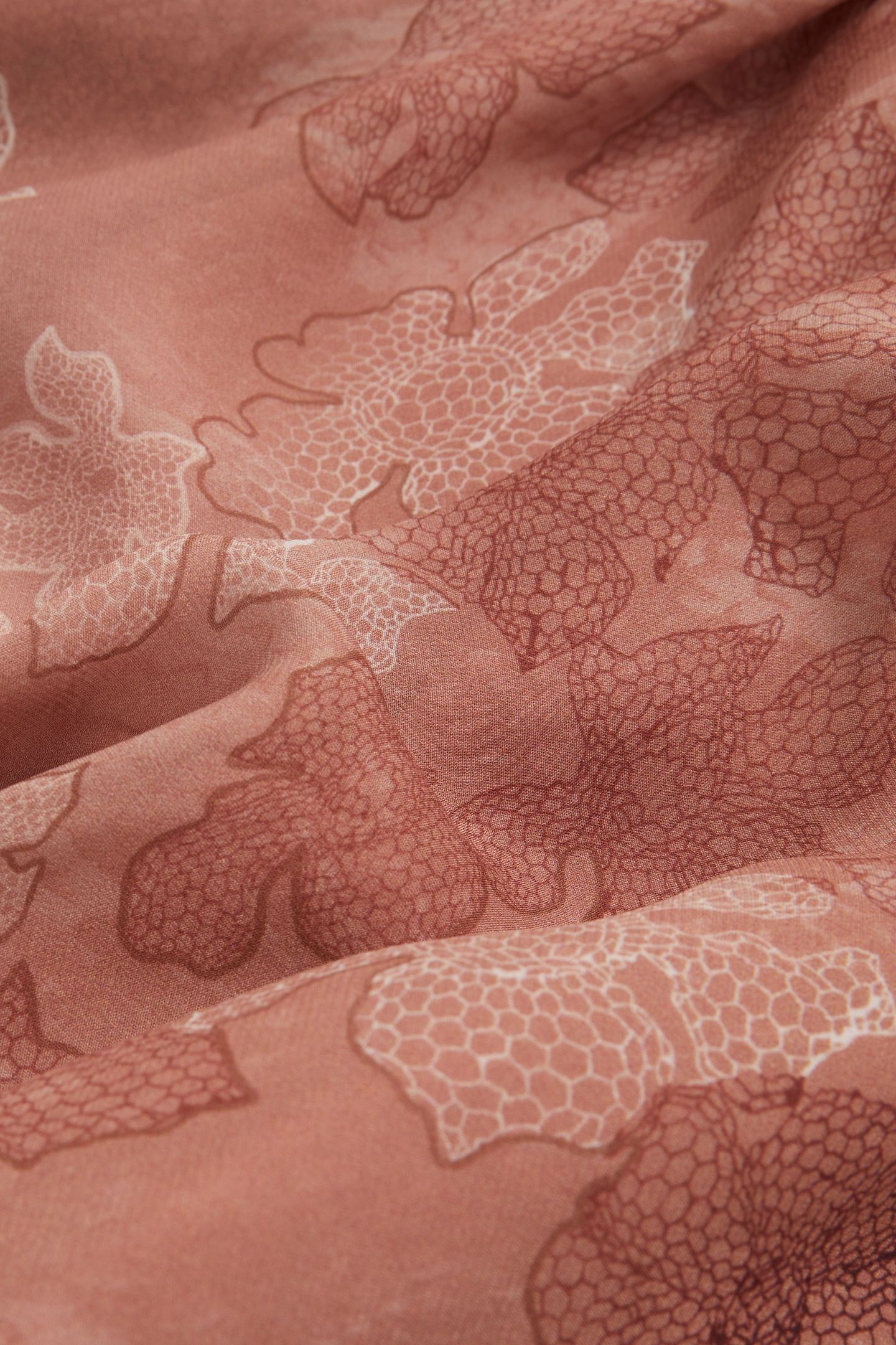 PRINTED SCARF DRESS PALE PINK 4