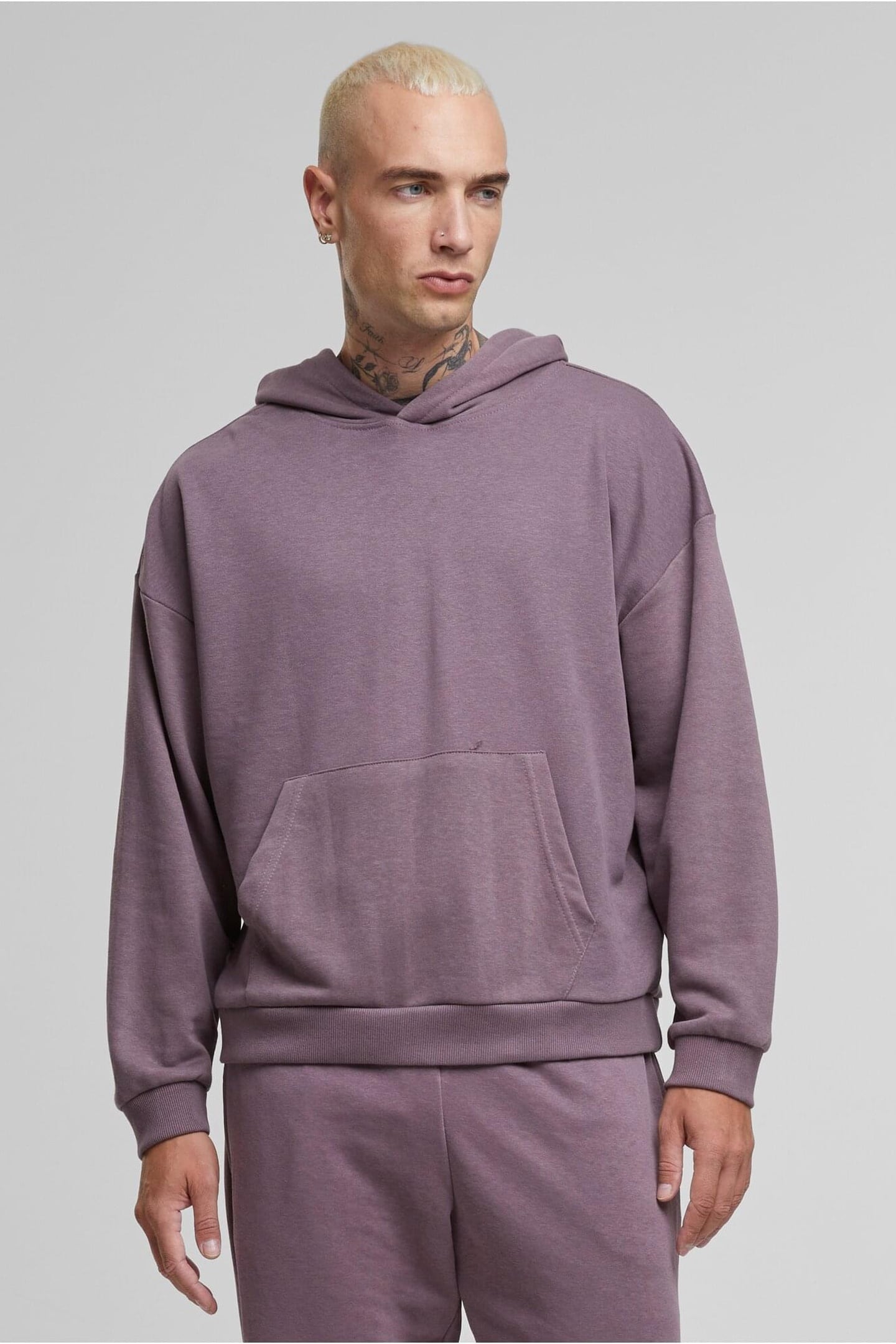 LIGHT TERRY HOODY FADEDPURPLE 5