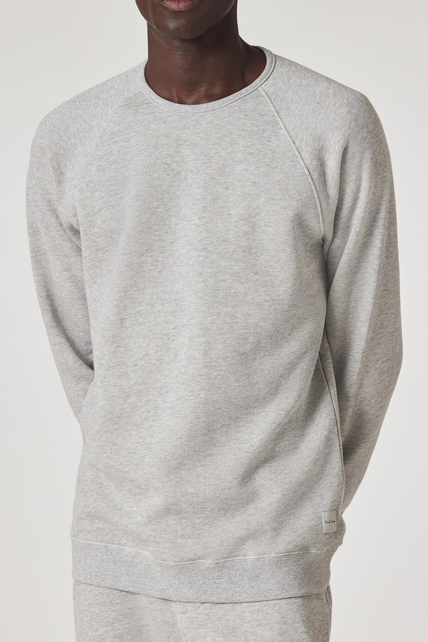 MEN TOP LS ARTIST RIB GREY 1
