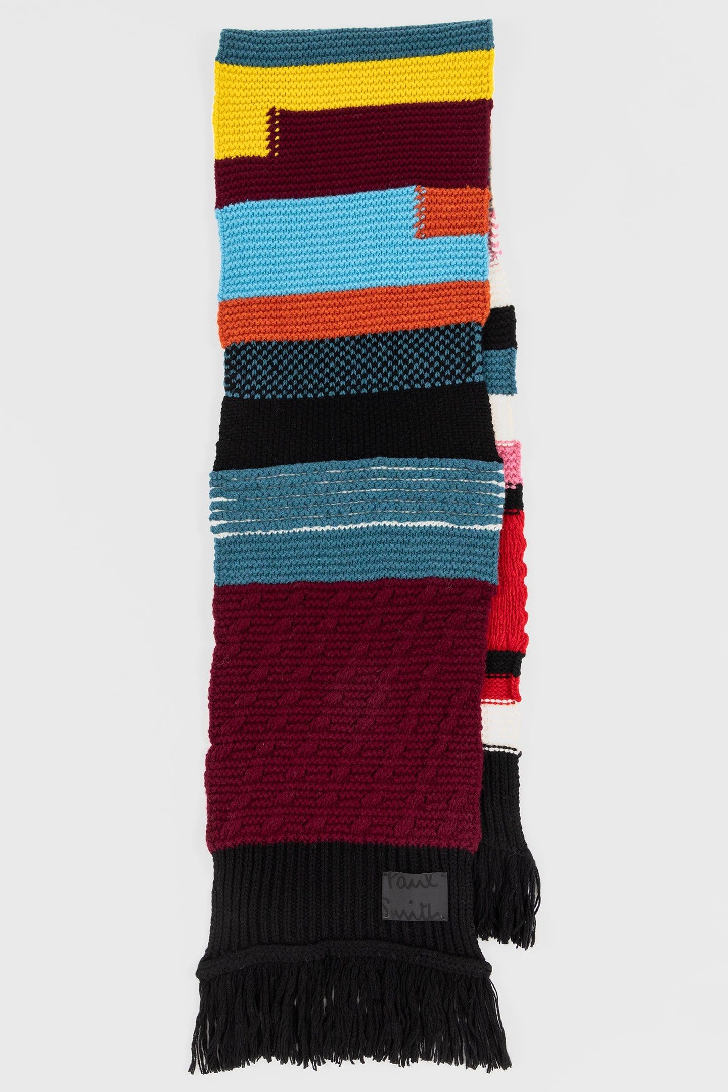 WOMEN SCARF SIG MASH UP MULTI COLOURED 2
