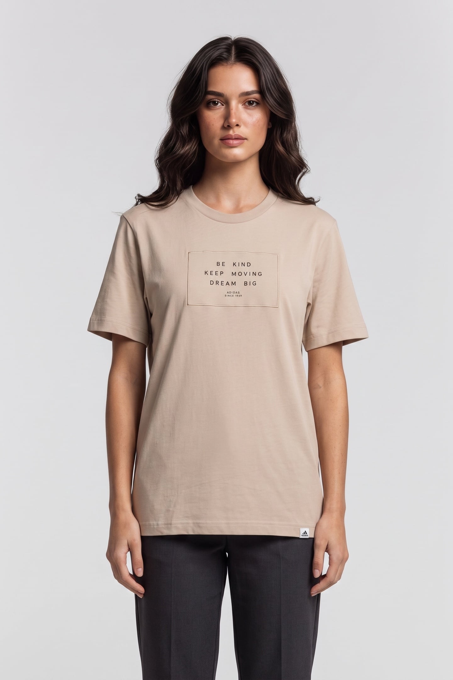 UNISEX SPORTSWEAR ADIDAS SPORTSWEAR LOUNGE TEE WONDER BEIGE 2
