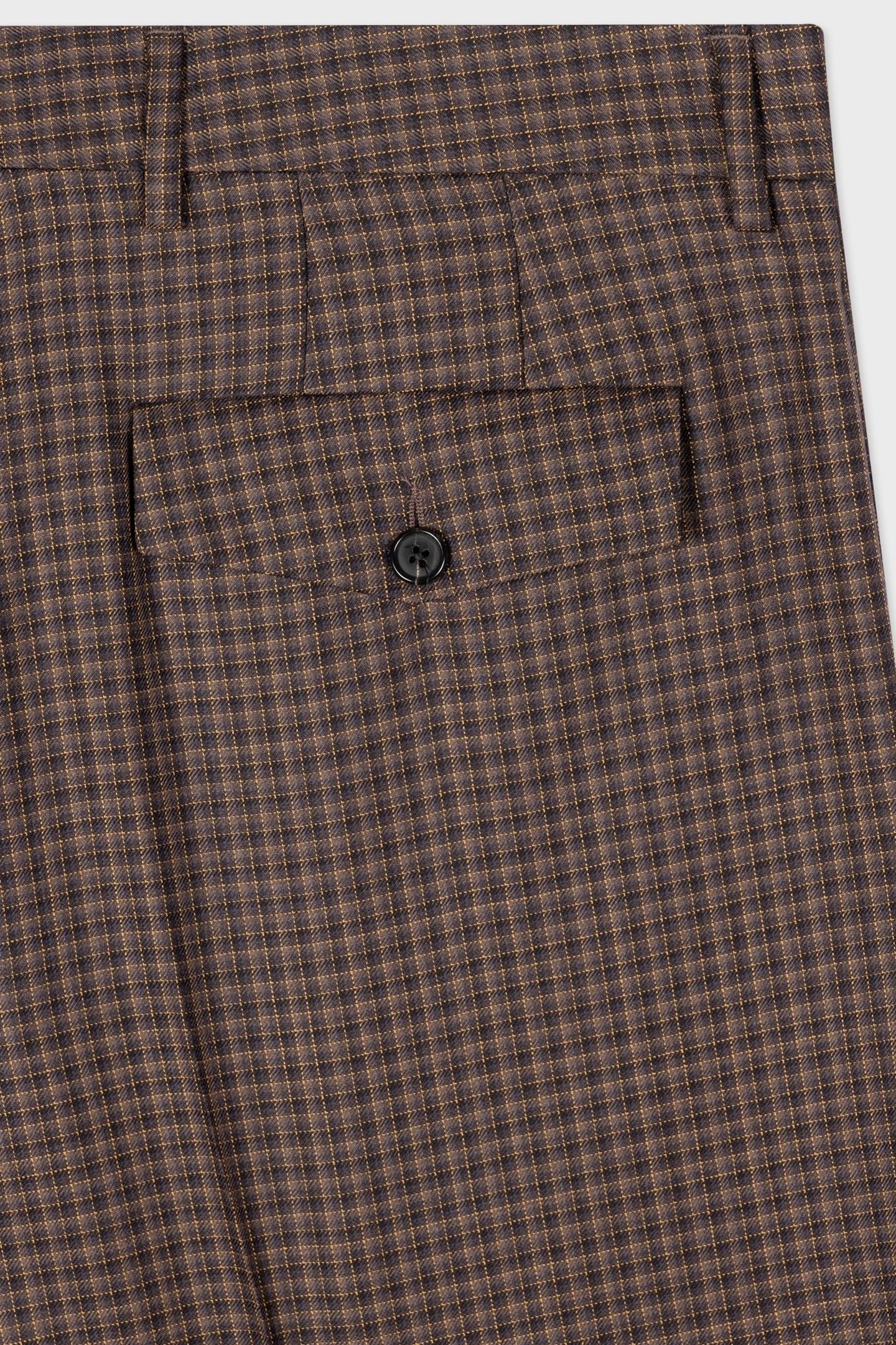 MENS SLIM FIT TROUSER DARK BROWN 5