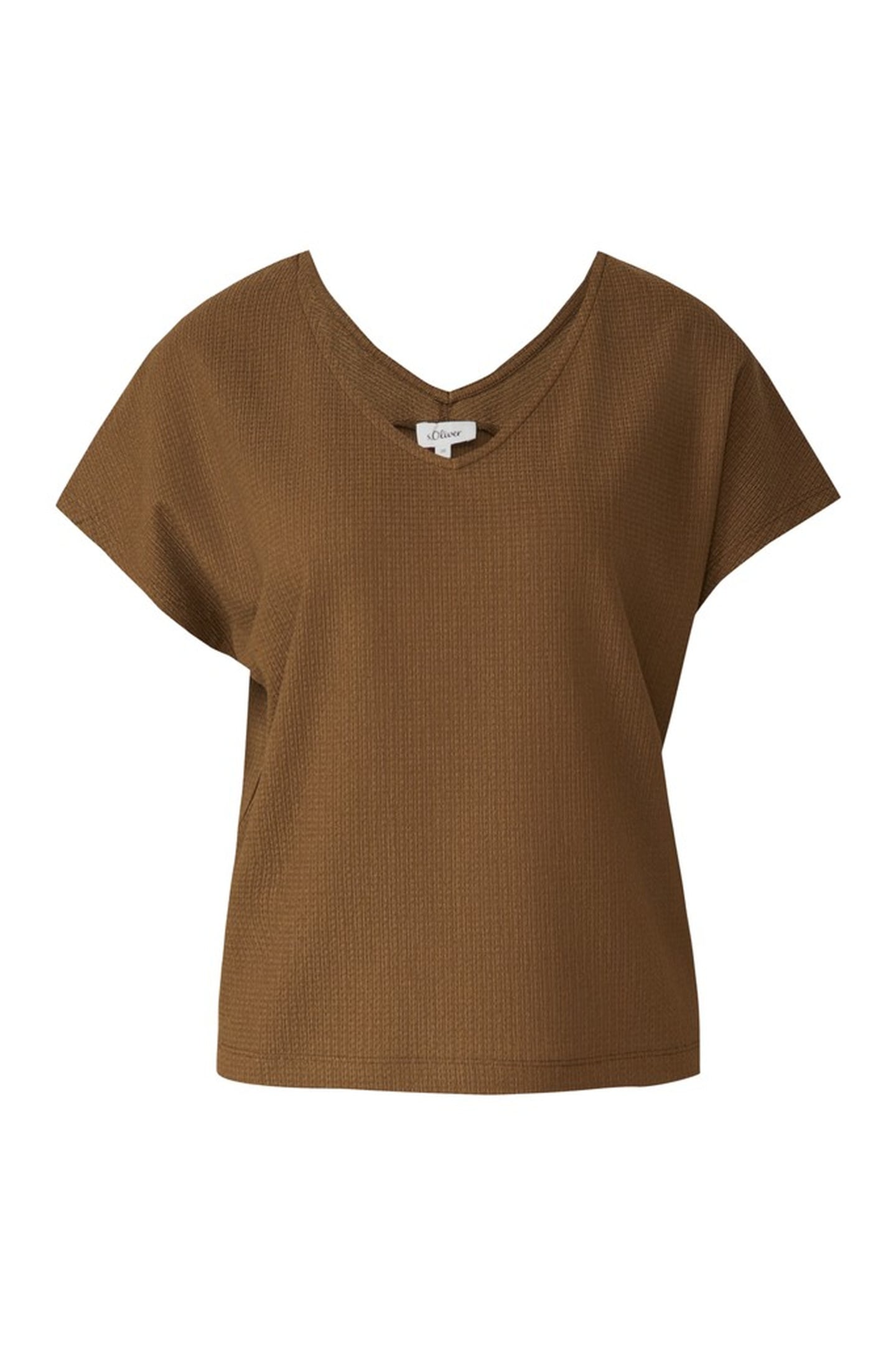 S.OLIVER T-SHIRTS BROWN 4