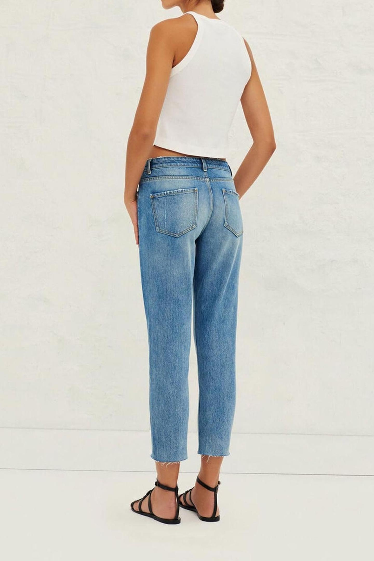 STRAIGHT TROUSERS LIGHTUSEDBLUE 2