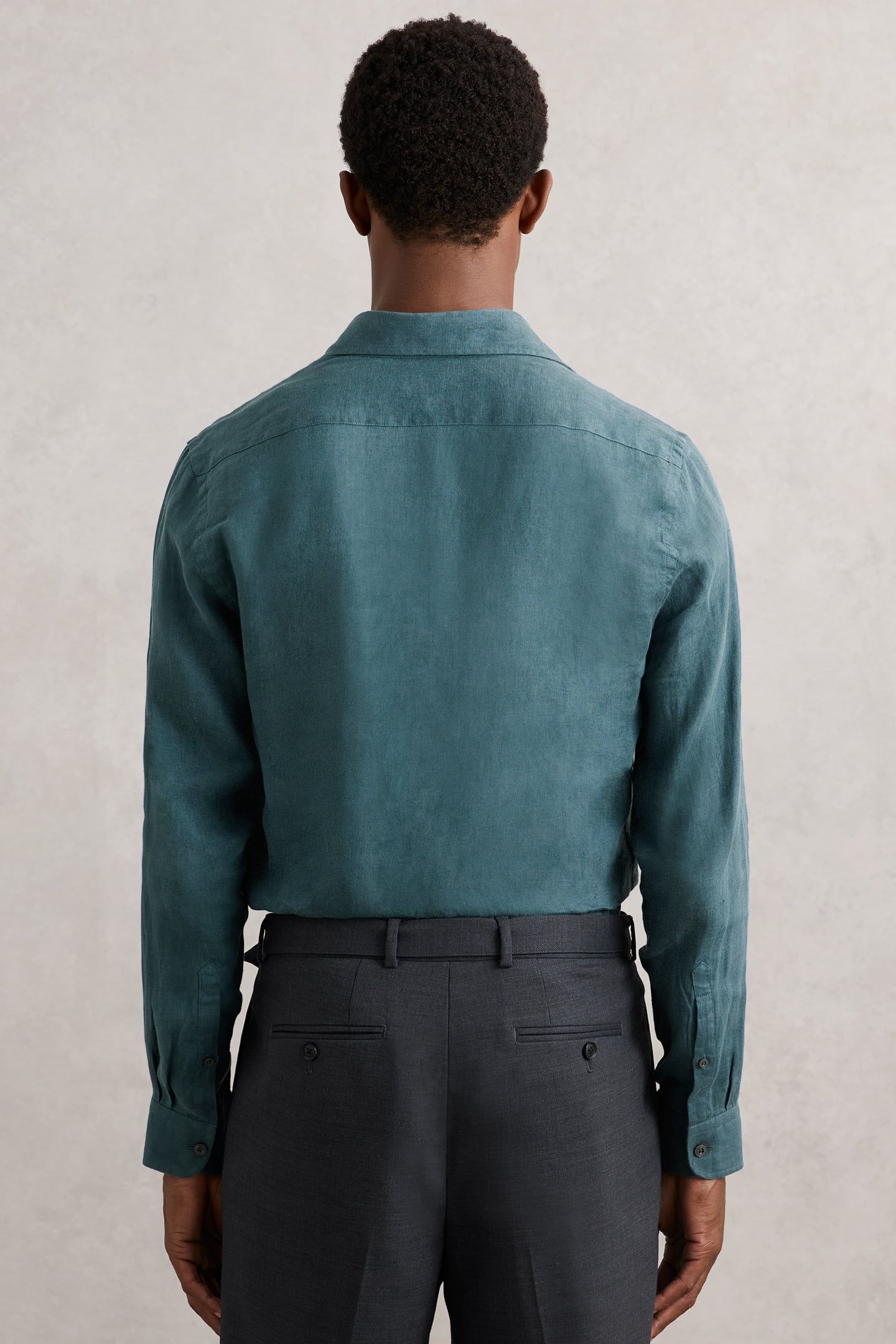 LS LINEN SHIRT ORION BLUE 2