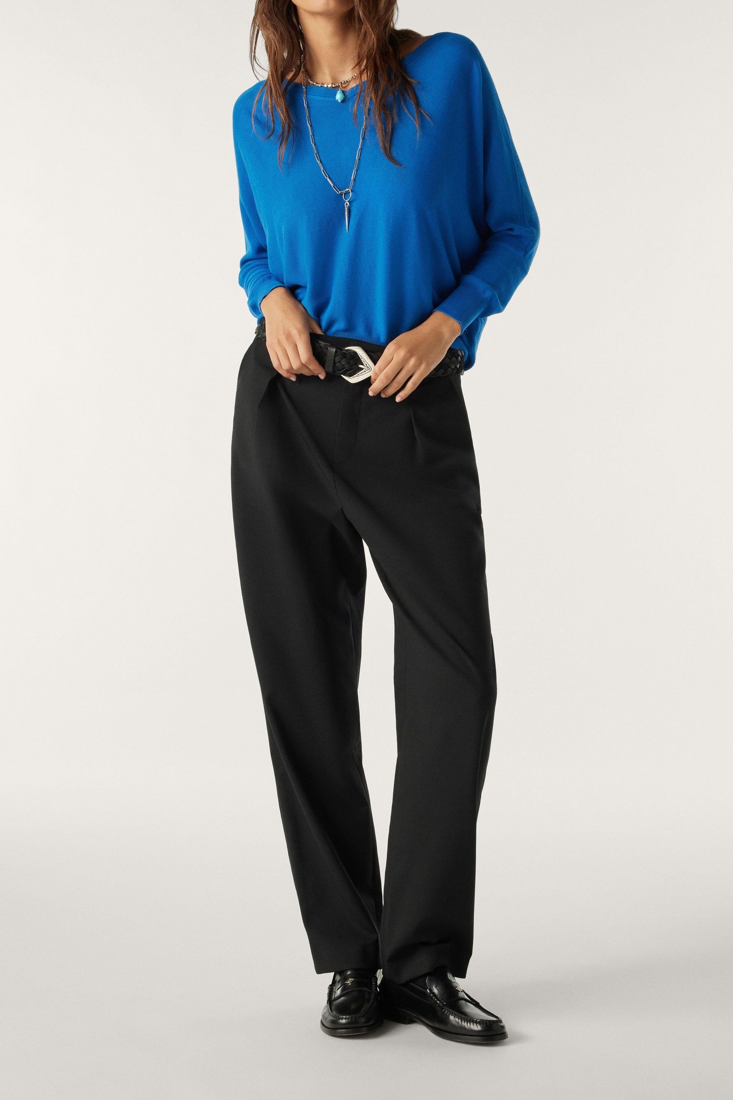 LONG SLEEVES KNIT BLUEELECTRIQUE 1