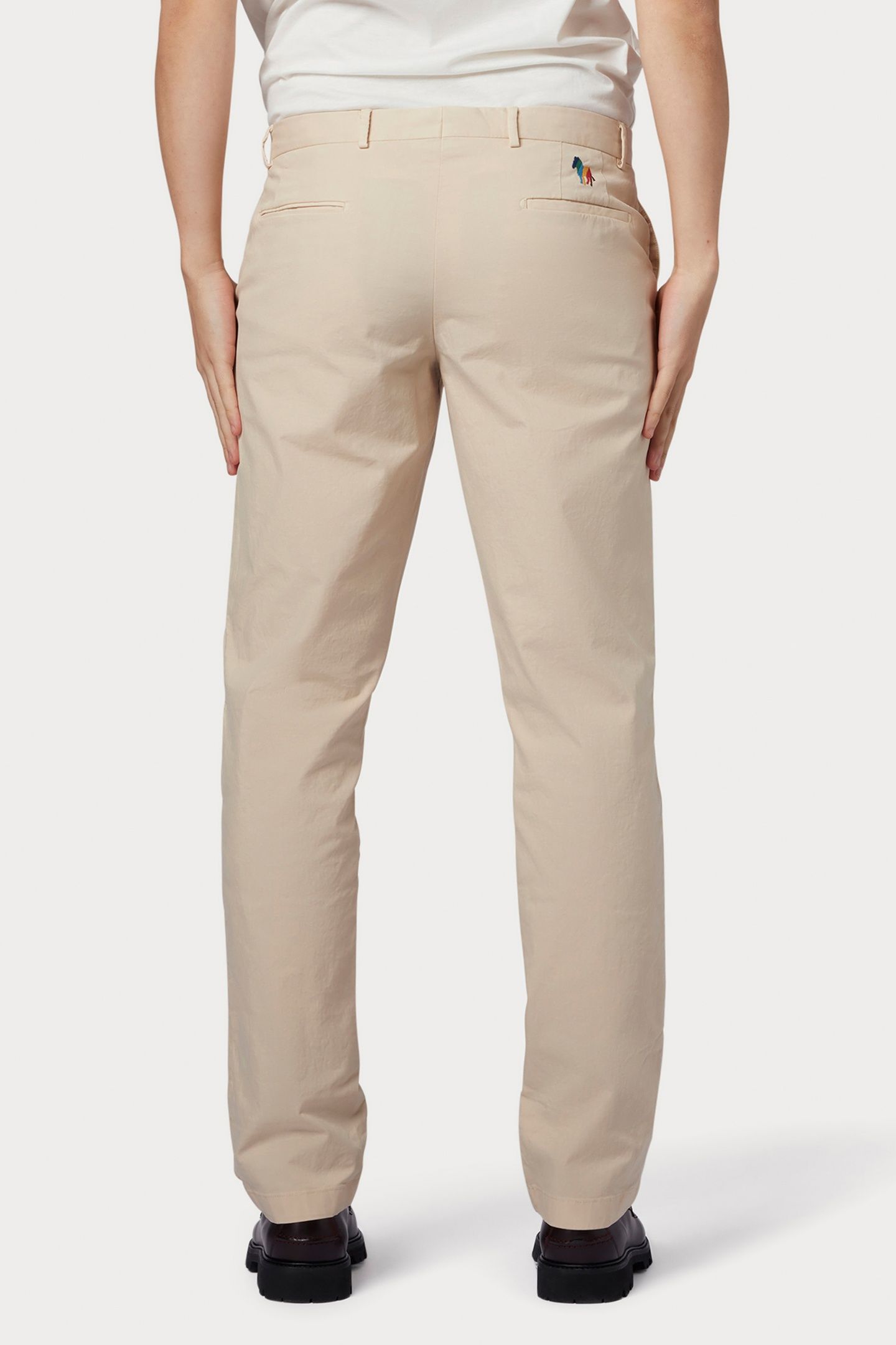 MENS MID FIT CLEAN CHINO MEDIUM BEIGE 2