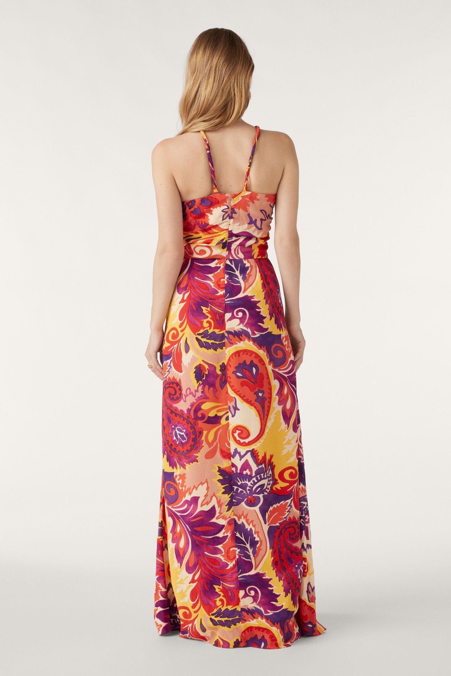 LONG DRESS OCRE 2
