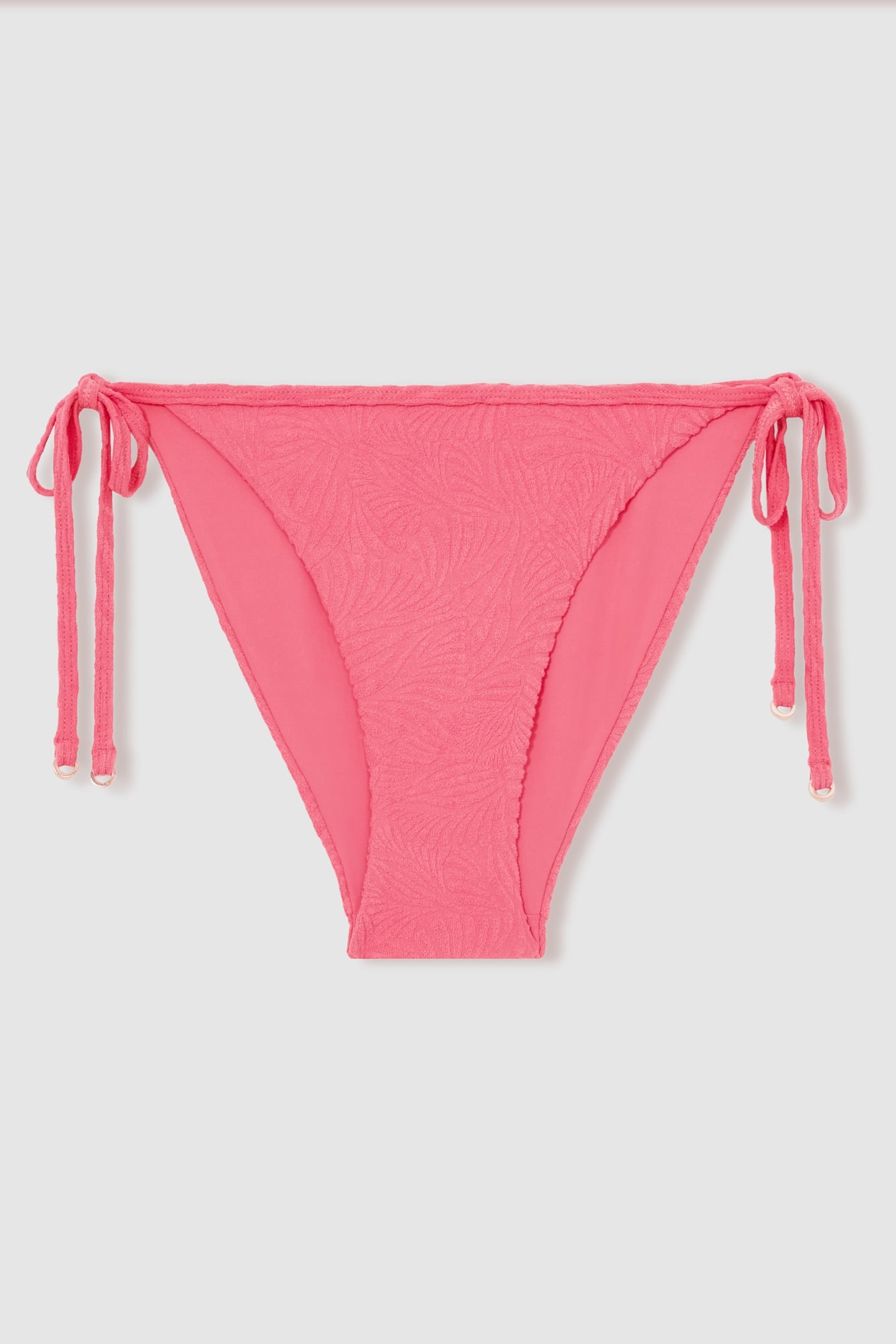 TIE SIDE BIKINI BOTTOM CORAL PINK 3