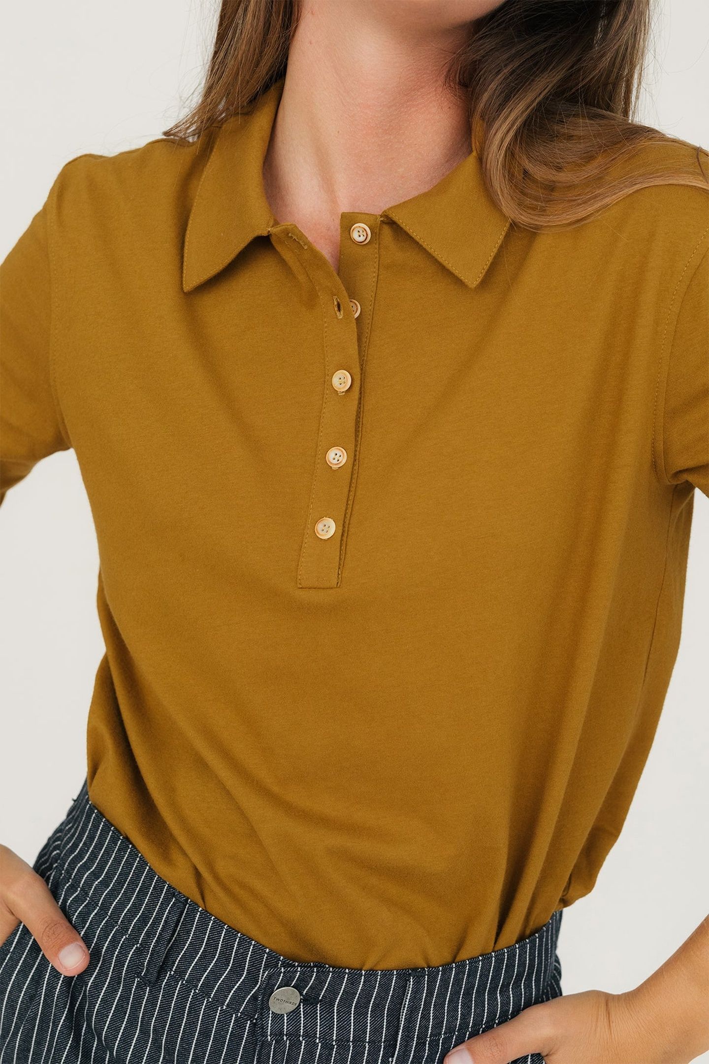 KELLER T-SHIRT BRONZE BROWN 4