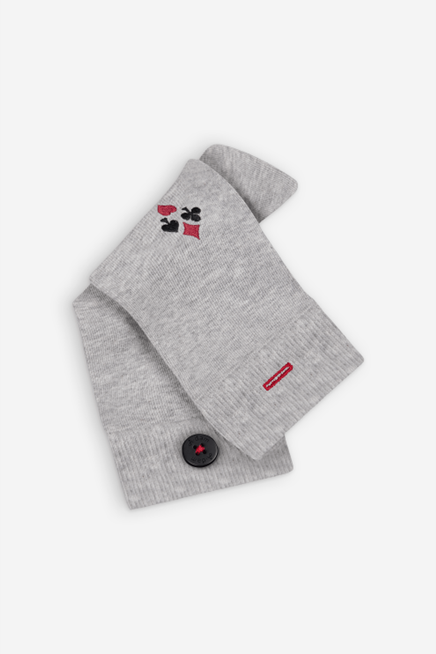 A-DAM 3-PACK CASUAL SOCKS CARD ICONS GREY MELANGE 3
