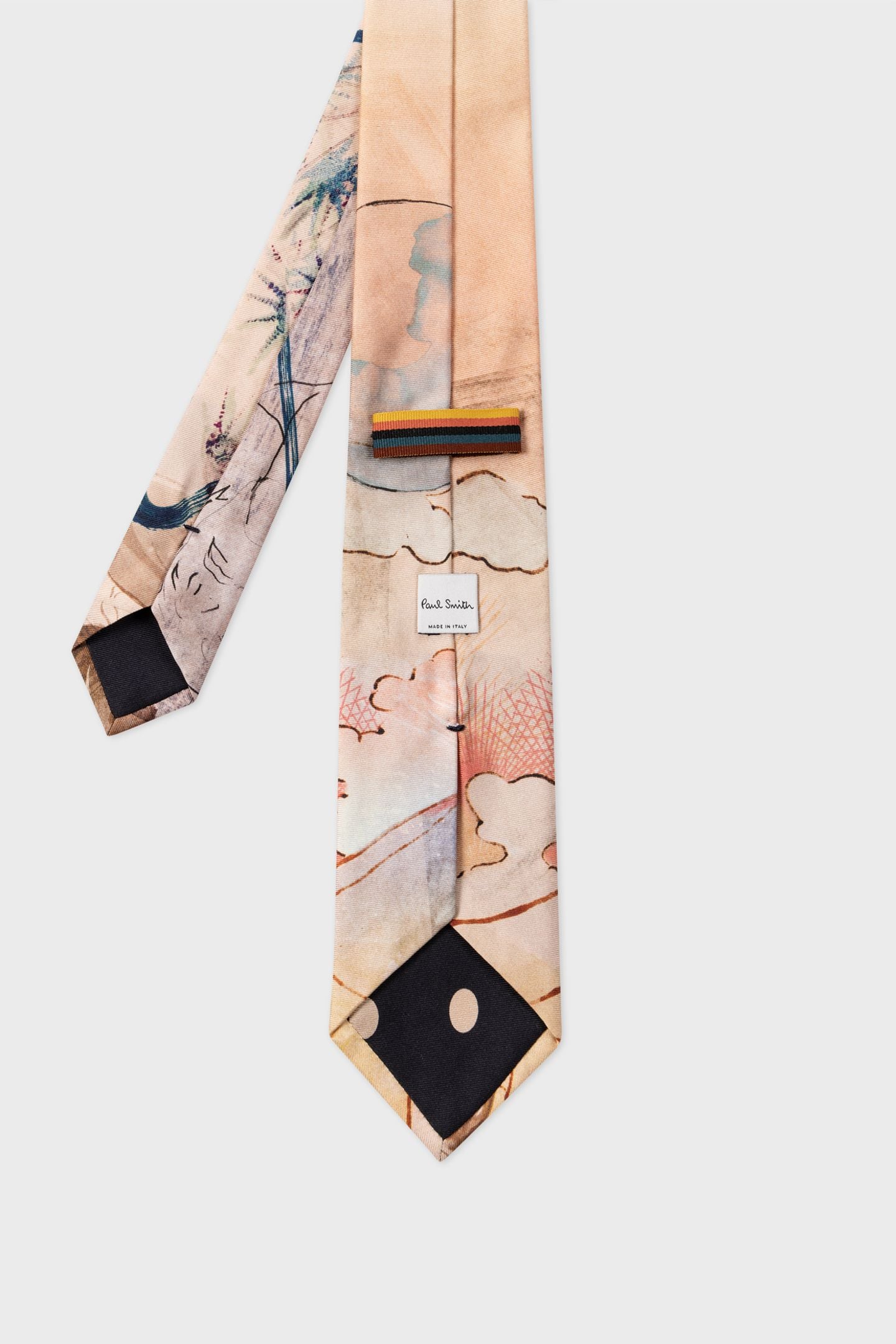 MEN TIE NARCISSUS ORANGE 2