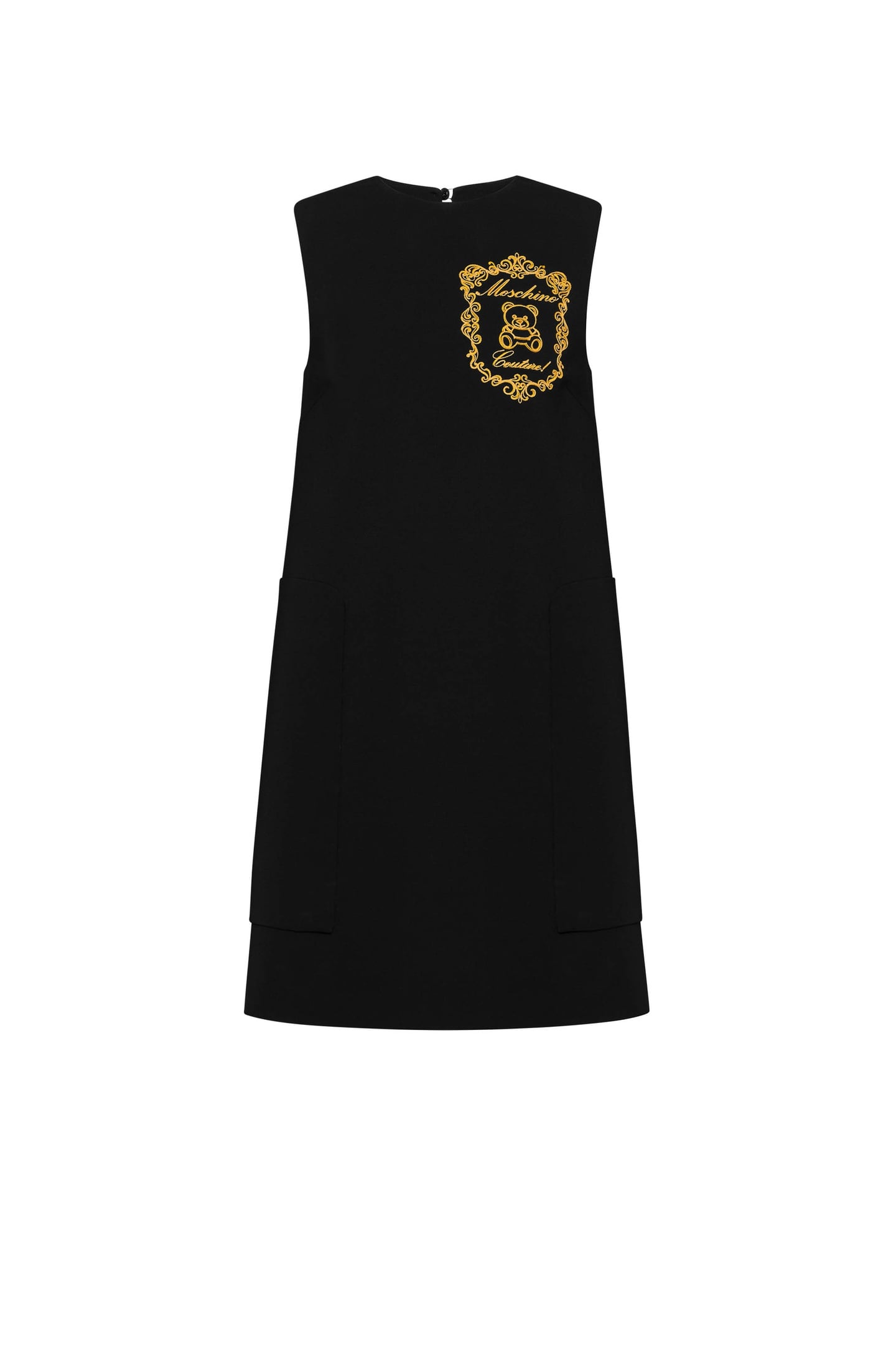 TEDDY EMBROIDERY CADY DRESS BLACK 3